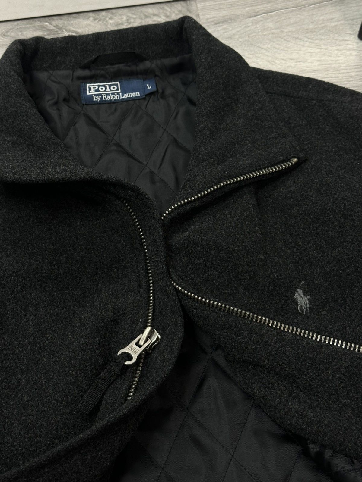 Polo Ralph Lauren × Vintage Polo Ralph Lauren vintage wool bomber jacket Size US L / EU 52-54 / 3 - 13 Thumbnail