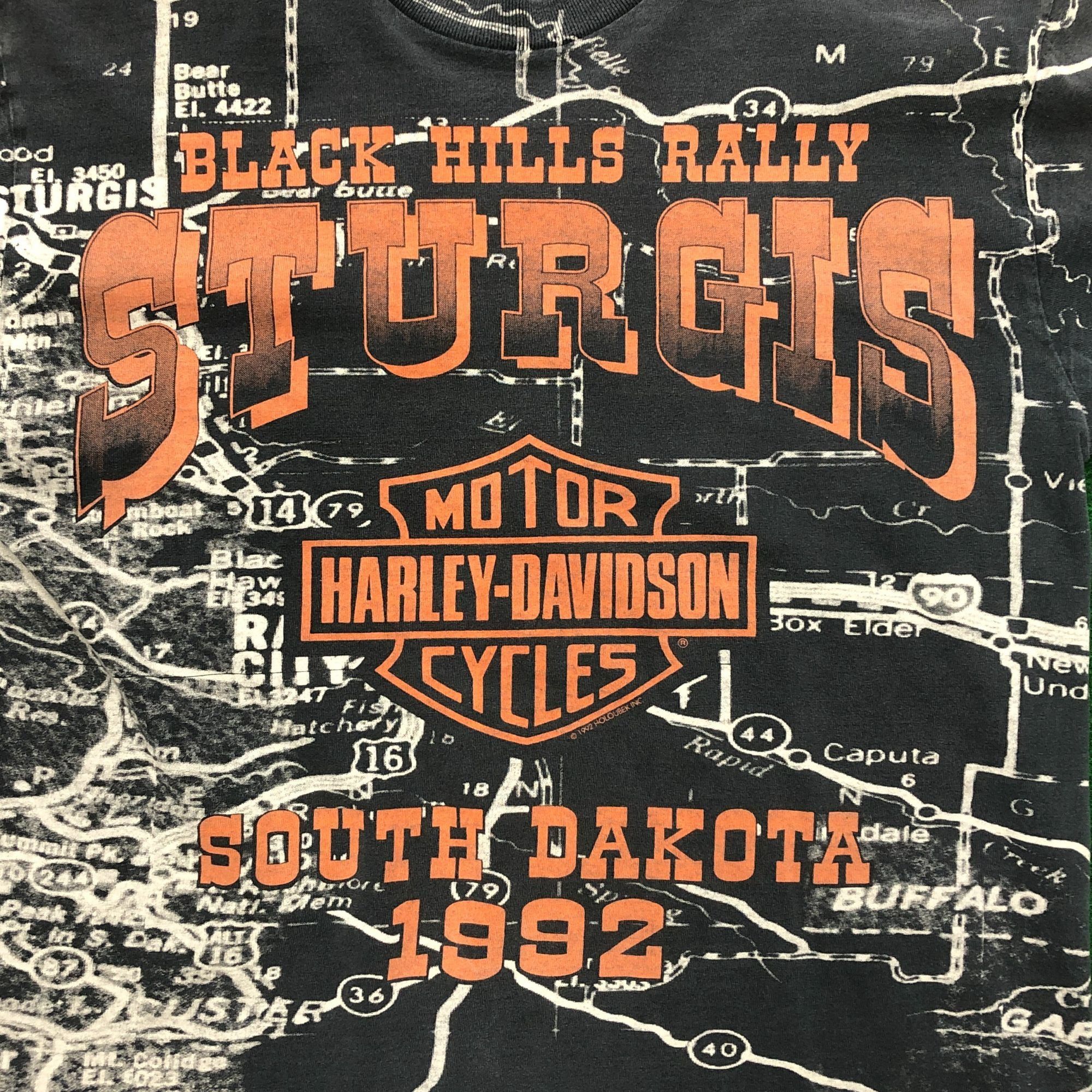 Harley Davidson Harley Davidson Sturgis South Dakota All Over Print Black Size US L / EU 52-54 / 3 - 2 Thumbnail