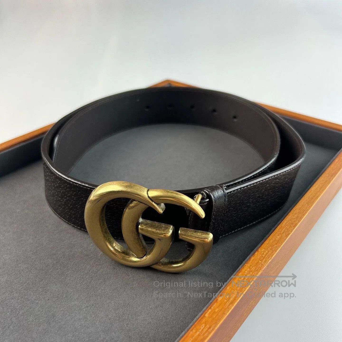Gucci Gucci Black Leather Belt for Stylish Looks. Size ONE SIZE - 1 Thumbnail