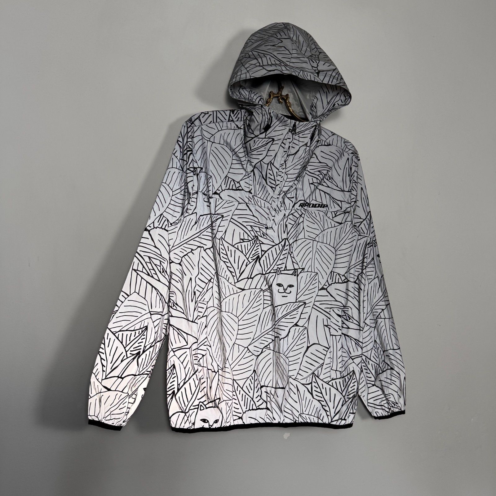 RIPNDIP RIPNDIP Vintage Printed Reflective Hooded Jacket Y2K Size US M / EU 48-50 / 2 - 5 Thumbnail