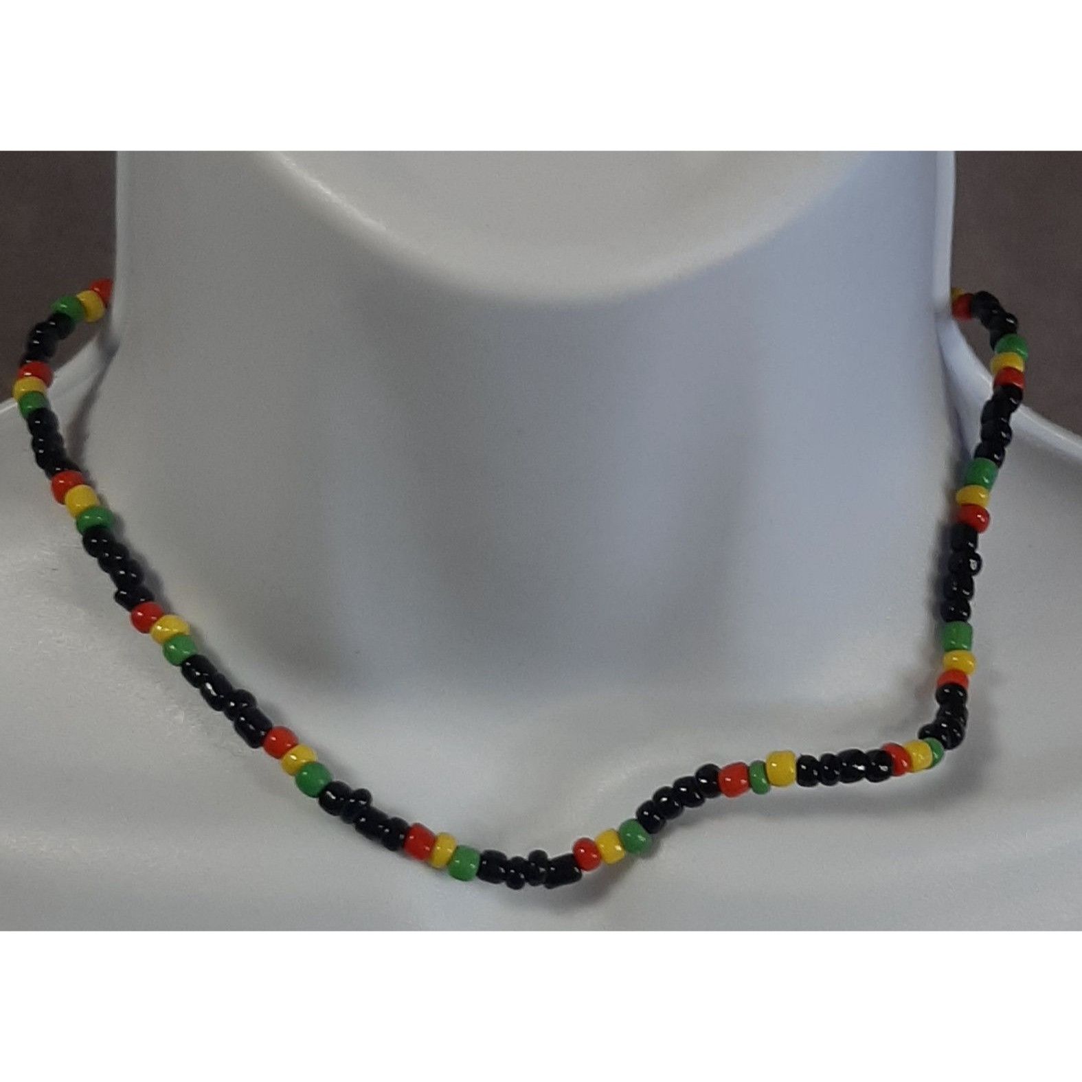 Other Vintage 90s Rasta-Inspired Beaded Necklace Size ONE SIZE - 1 Thumbnail