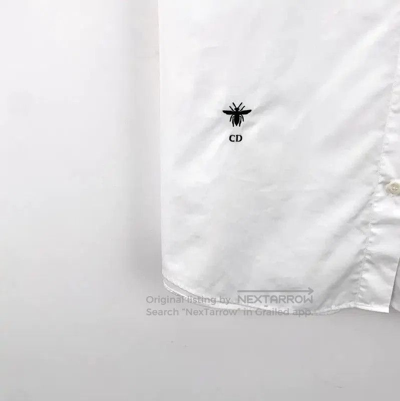 Dior Dior White Cotton Short Sleeve Shirt . Size XS / US 0-2 / IT 36-38 - 4 Thumbnail