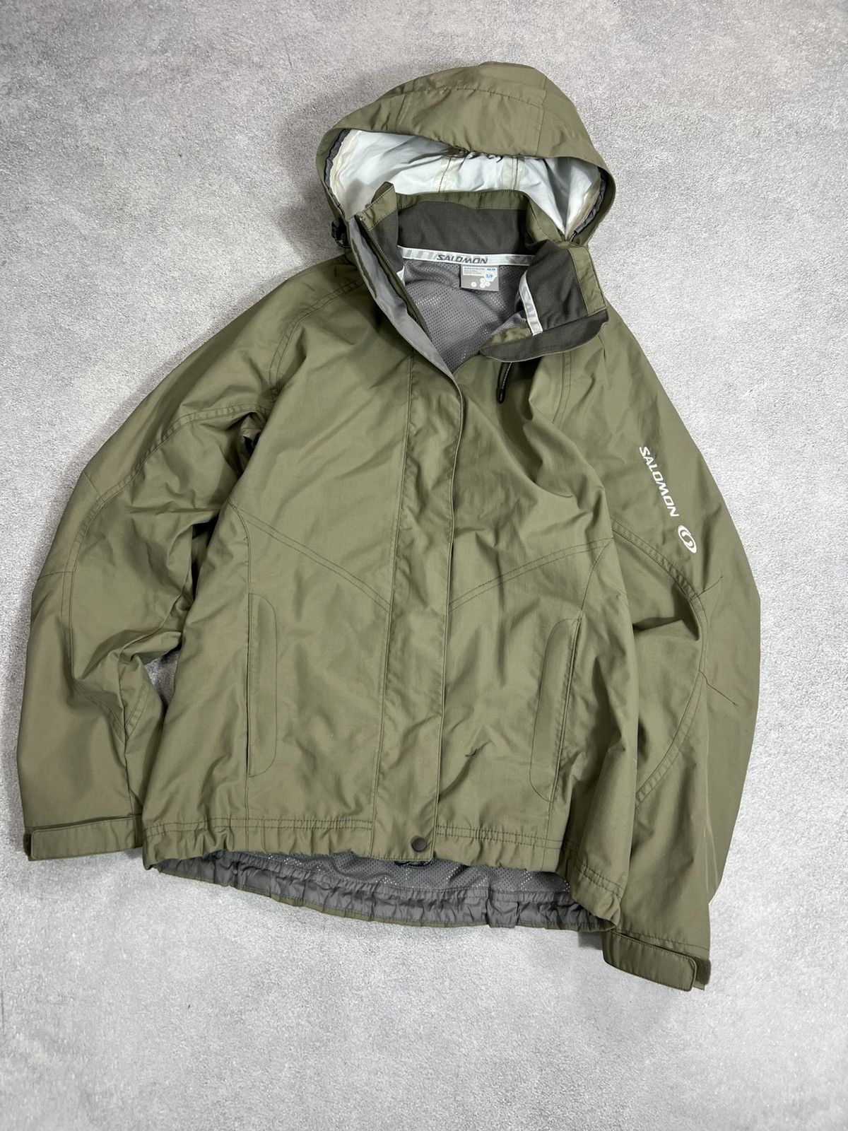 Salomon Vintage 00’s Salomon Gorpcore Ski Women Waterproof Jacket Size US S / EU 44-46 / 1 - 2 Thumbnail