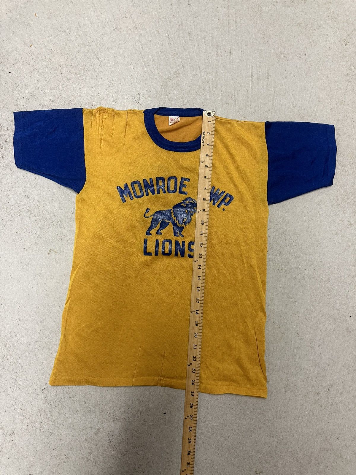 Vintage Monroe Township Ringer Tee Size US M / EU 48-50 / 2 - 5 Thumbnail
