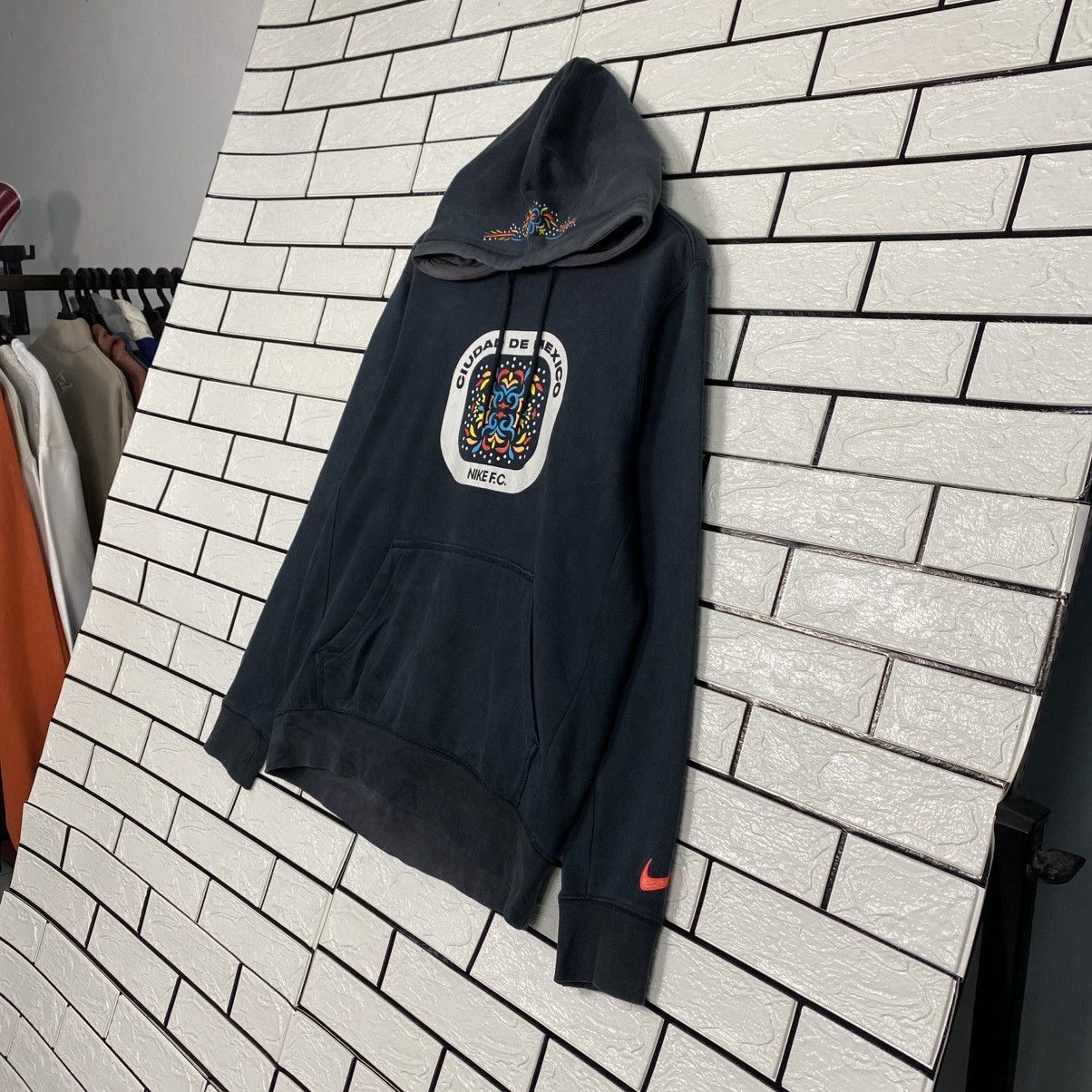 Nike 📌Hoodie Pull Over Nike Ciudad De Mexico Nike FC Big Logo Size US L / EU 52-54 / 3 - 3 Thumbnail
