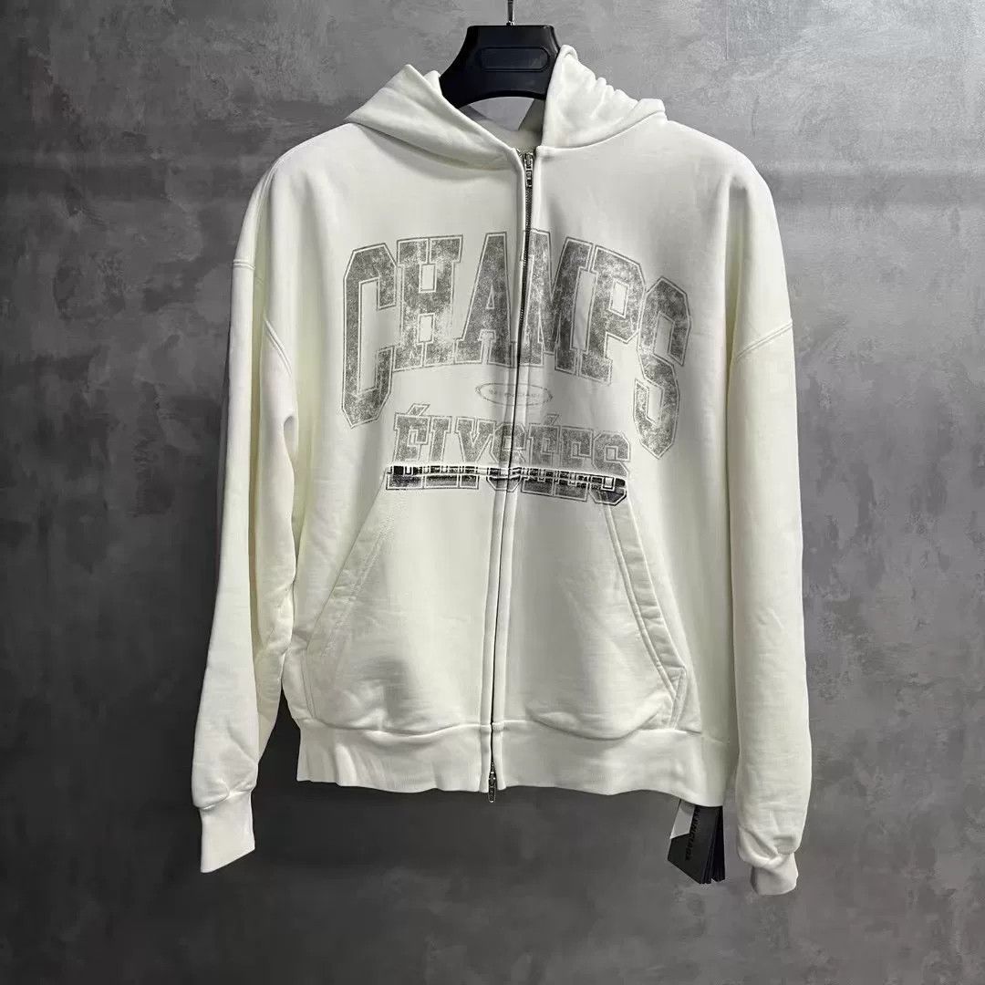 Balenciaga Balenciaga Printed Graphic White Hoodie xs Men Size US XS / EU 42 / 0 - 1 Thumbnail