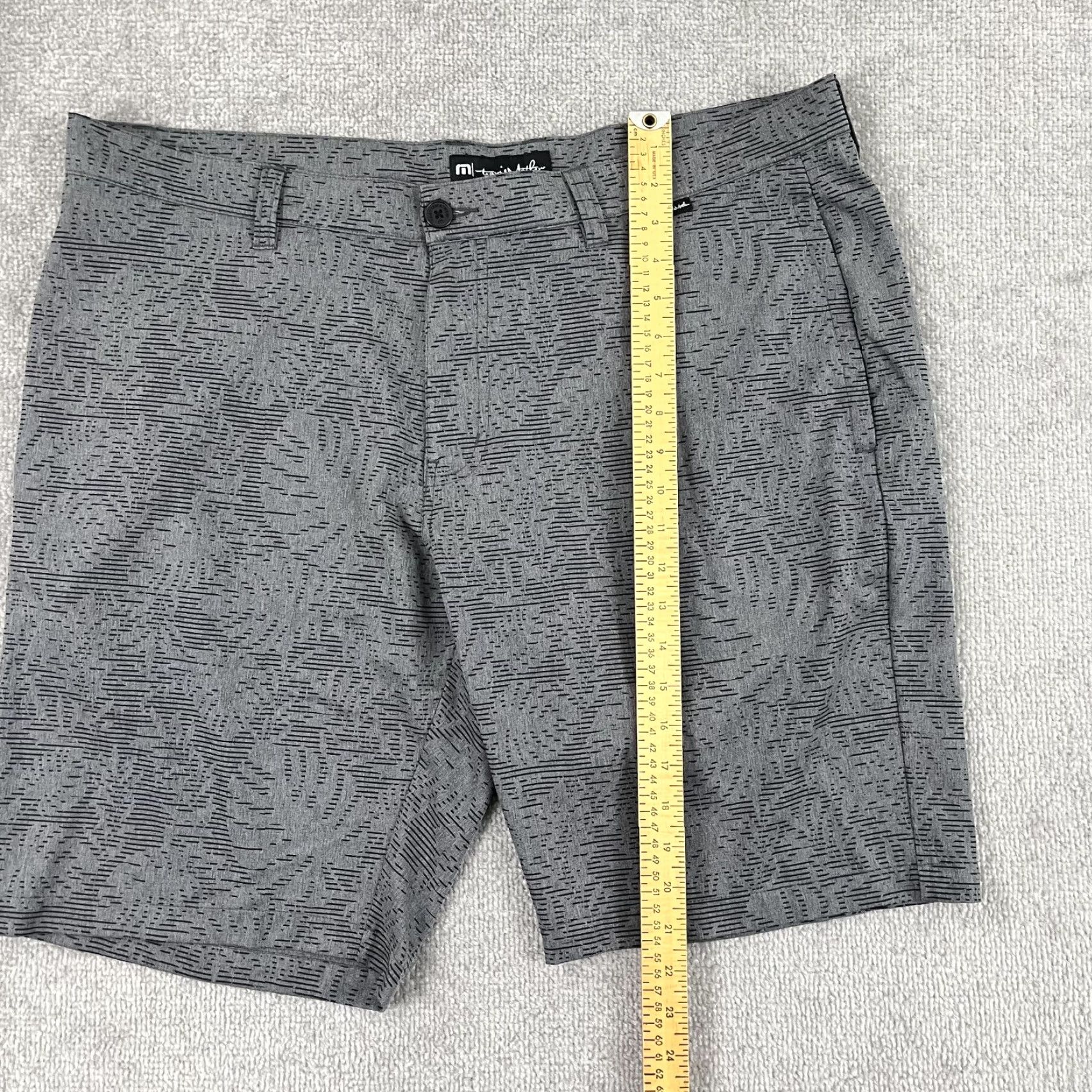TravisMathew Travis Mathew Go Fish Shorts Men 40 Gray 9.5" Fern Performance Golf Chino Pants / Shorts Size US 40 / EU 56 - 4 Thumbnail