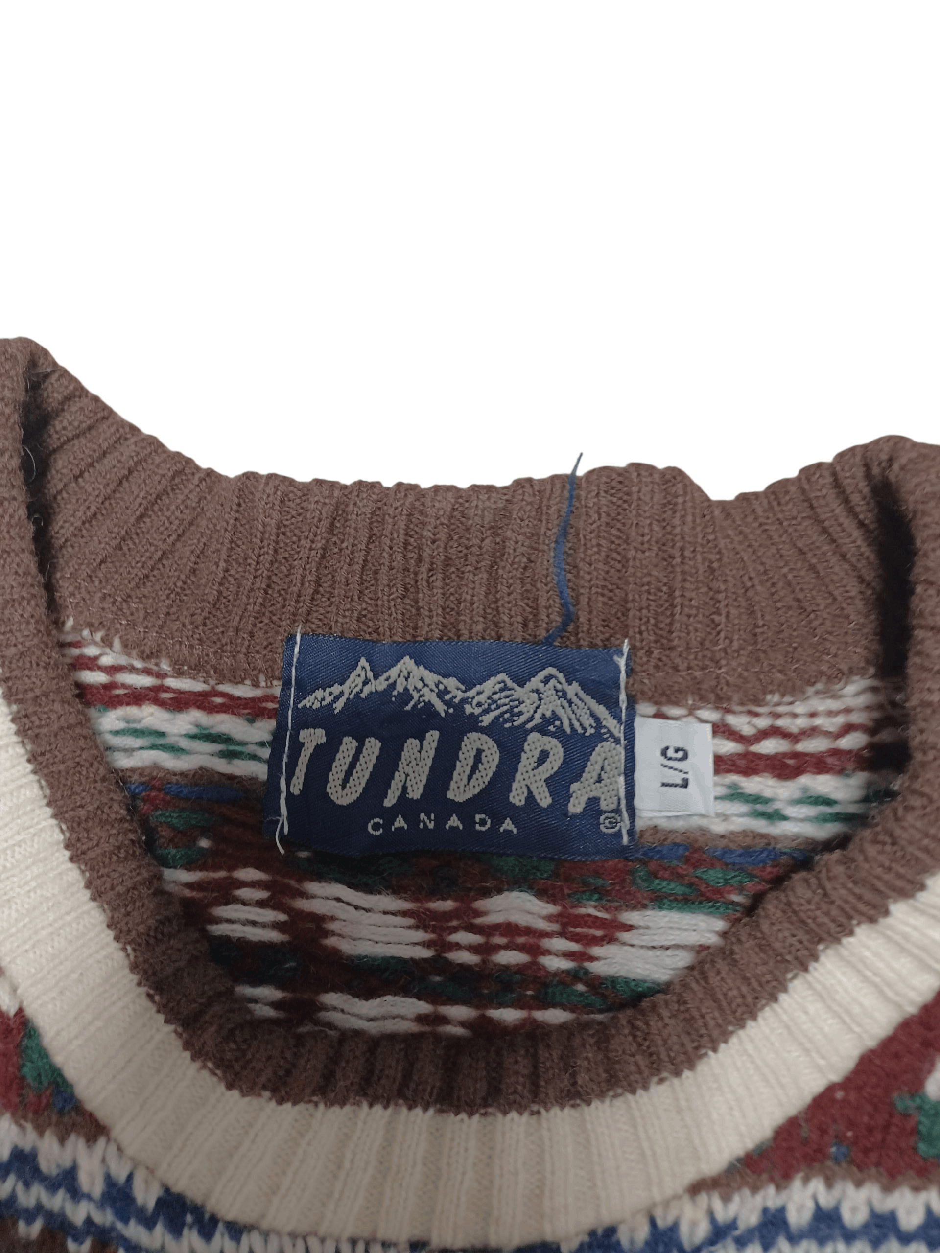 Tundra Canada TUNDRA CANADA VINTAGE MADE IN CANADA WOOL SWEATER Size US L / EU 52-54 / 3 - 3 Thumbnail