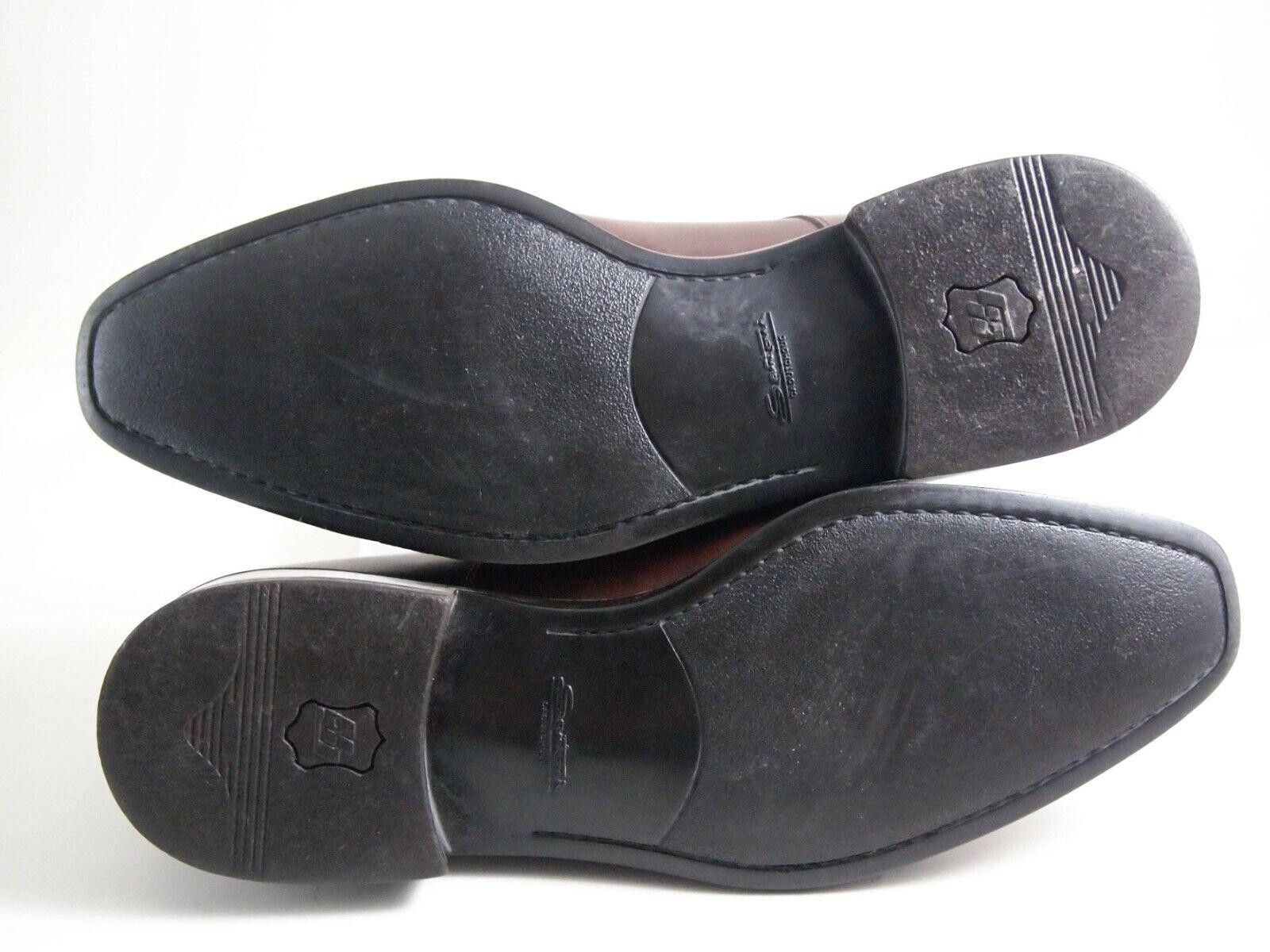 Santoni Santoni Derby Oxfords Brown Leather Mens Size EU 42.5 US 9.5 Size US 9.5 / EU 42-43 - 8 Thumbnail