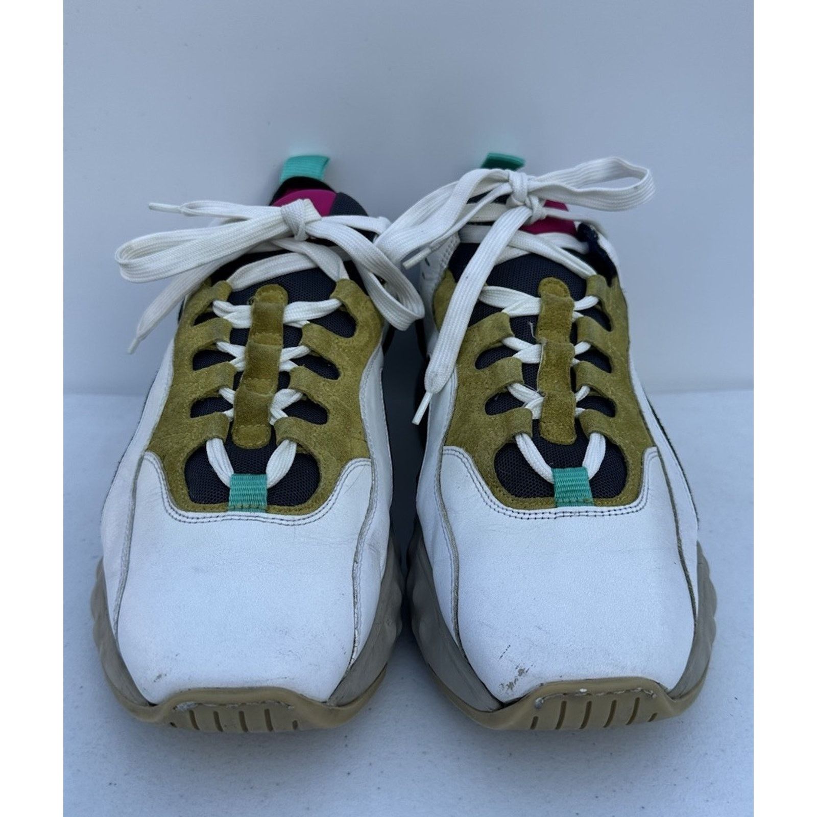 Acne Studios Acne Studios Rockaway Beige Yellow Suede Mesh Men’s Sz EU 42 Size US 9 / EU 42 - 7 Thumbnail