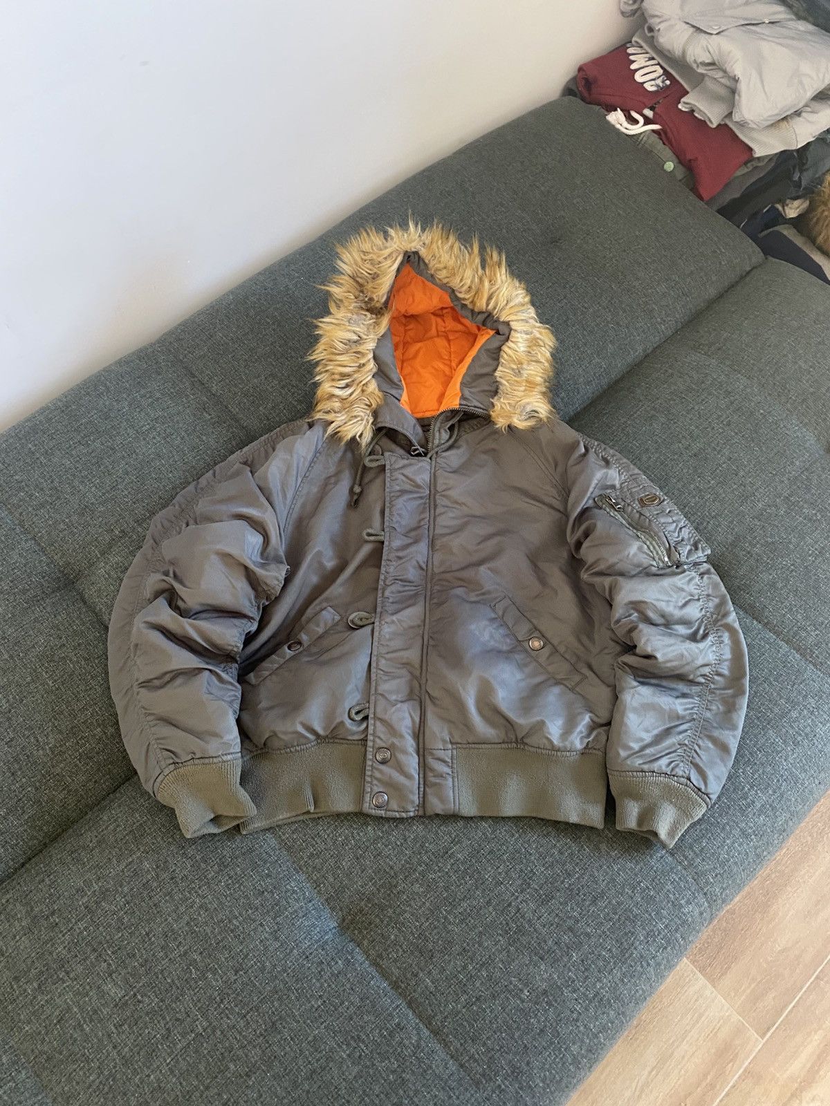Hysteric Glamour Vintage Faux Fur Bomber Jacket Mohair Japanese Avant Garde Size US S / EU 44-46 / 1 - 1 Thumbnail