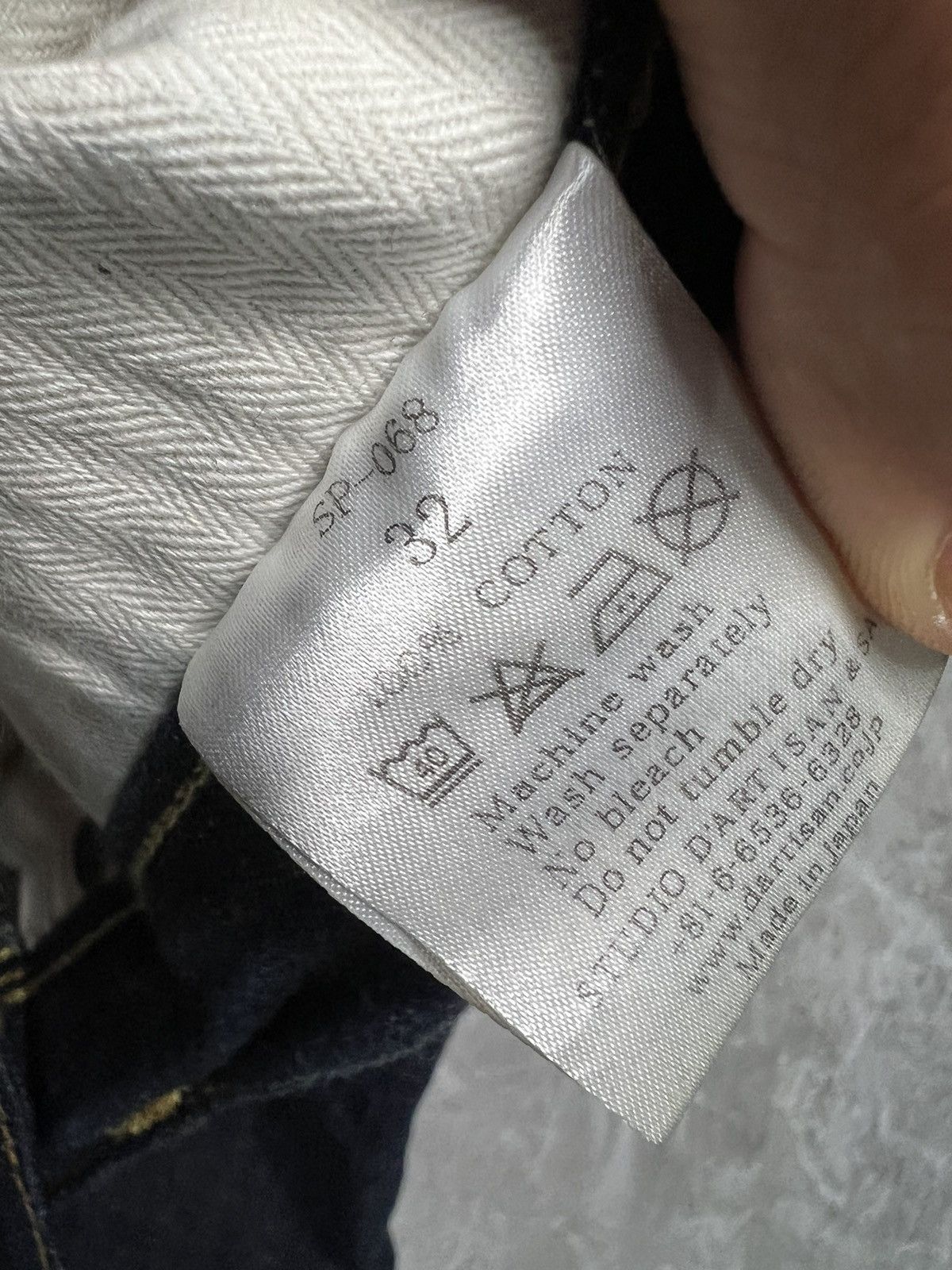 Studio D'Artisan Studio D Artisan 40th Anniv Charcoal Weft Jeans Size US 32 / EU 48 - 13 Thumbnail