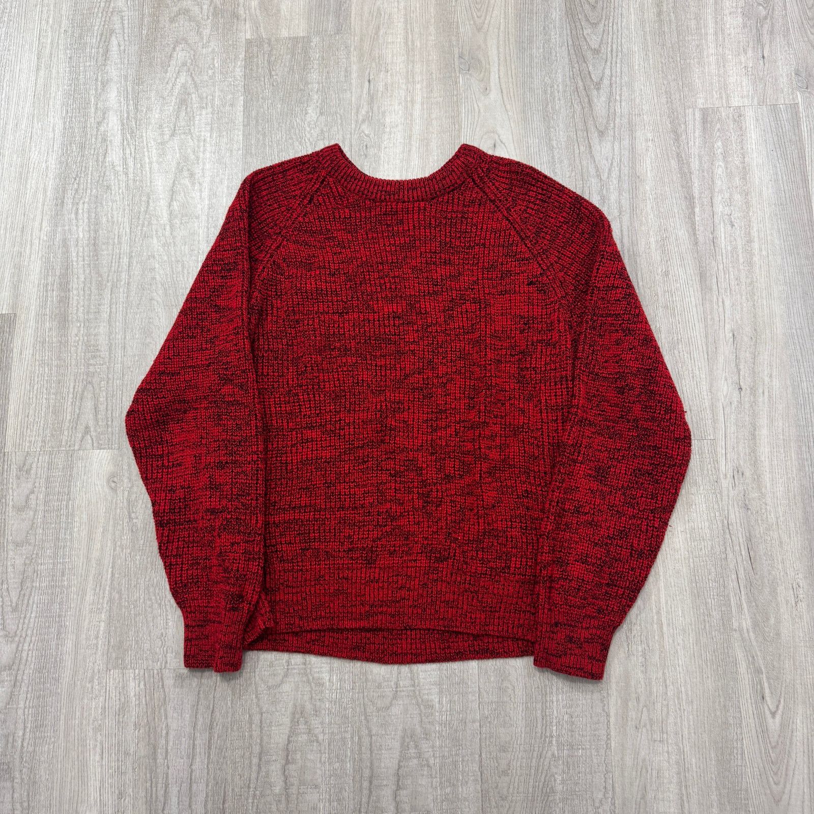 Vintage Vintage Expression Sweater Men's Medium Red Knit Crewneck Size US M / EU 48-50 / 2 - 1 Thumbnail