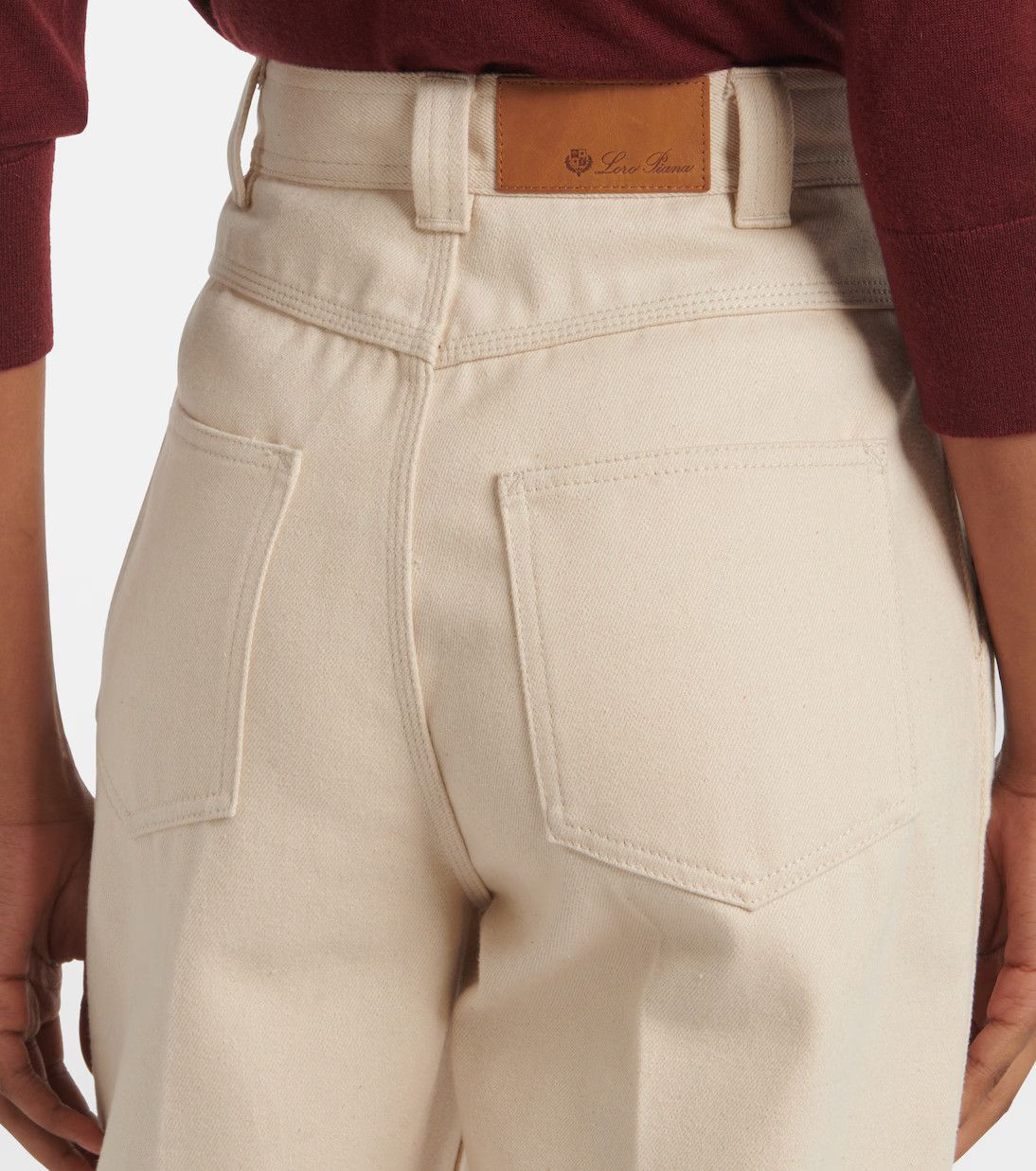 Loro Piana o1y1025 Casual Pant in Beige Size 30" / US 8 / IT 44 - 6 Thumbnail