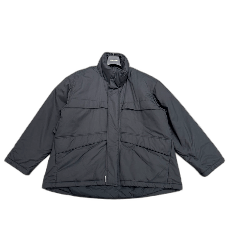 Balenciaga Balenciaga Black Cotton Padded Jacket by Balenciaga -2507 Size US XXS / EU 40 - 1 Thumbnail