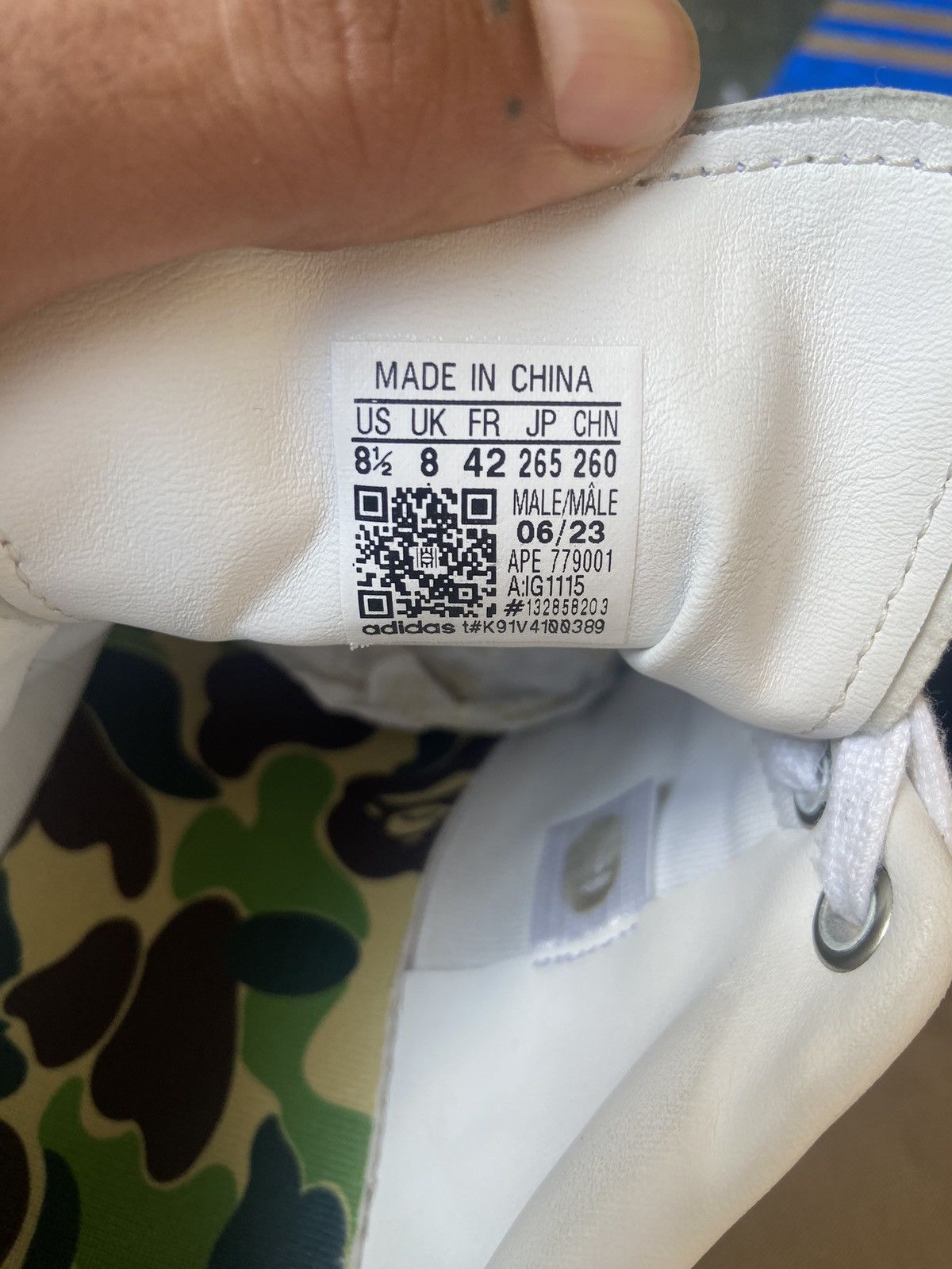 Adidas × Bape Adidas Stan Smith x Bape Size US 8.5 / EU 41-42 - 4 Thumbnail