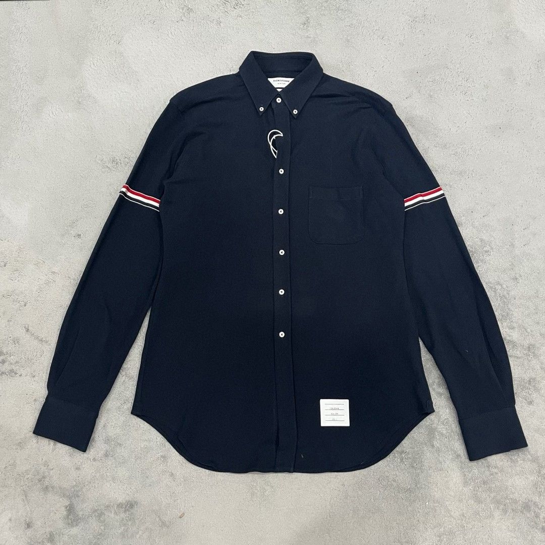 Thom Browne thom browne tb woven shirt jacket Size US S / EU 44-46 / 1 - 1 Thumbnail