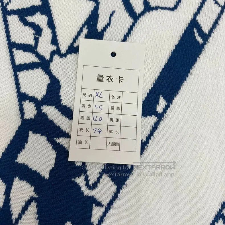 Louis Vuitton Louis Vuitton Snow Logo Knit Short Sleeve. Size US XXL / EU 58 / 5 - 8 Thumbnail