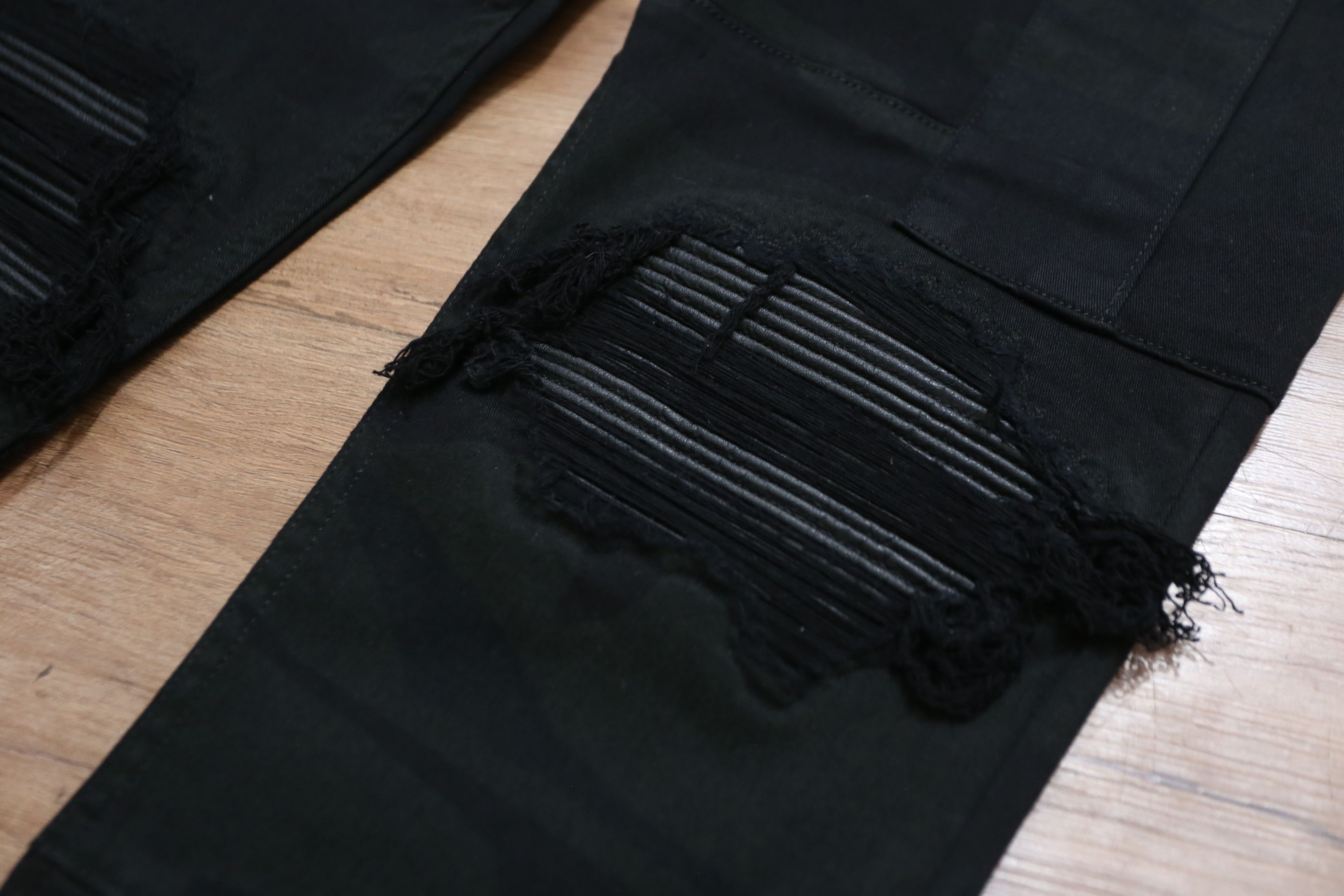 Amiri Amiri - S/S 19 - MX1 Black Camo Cargo Jeans Size US 30 / EU 46 - 4 Thumbnail