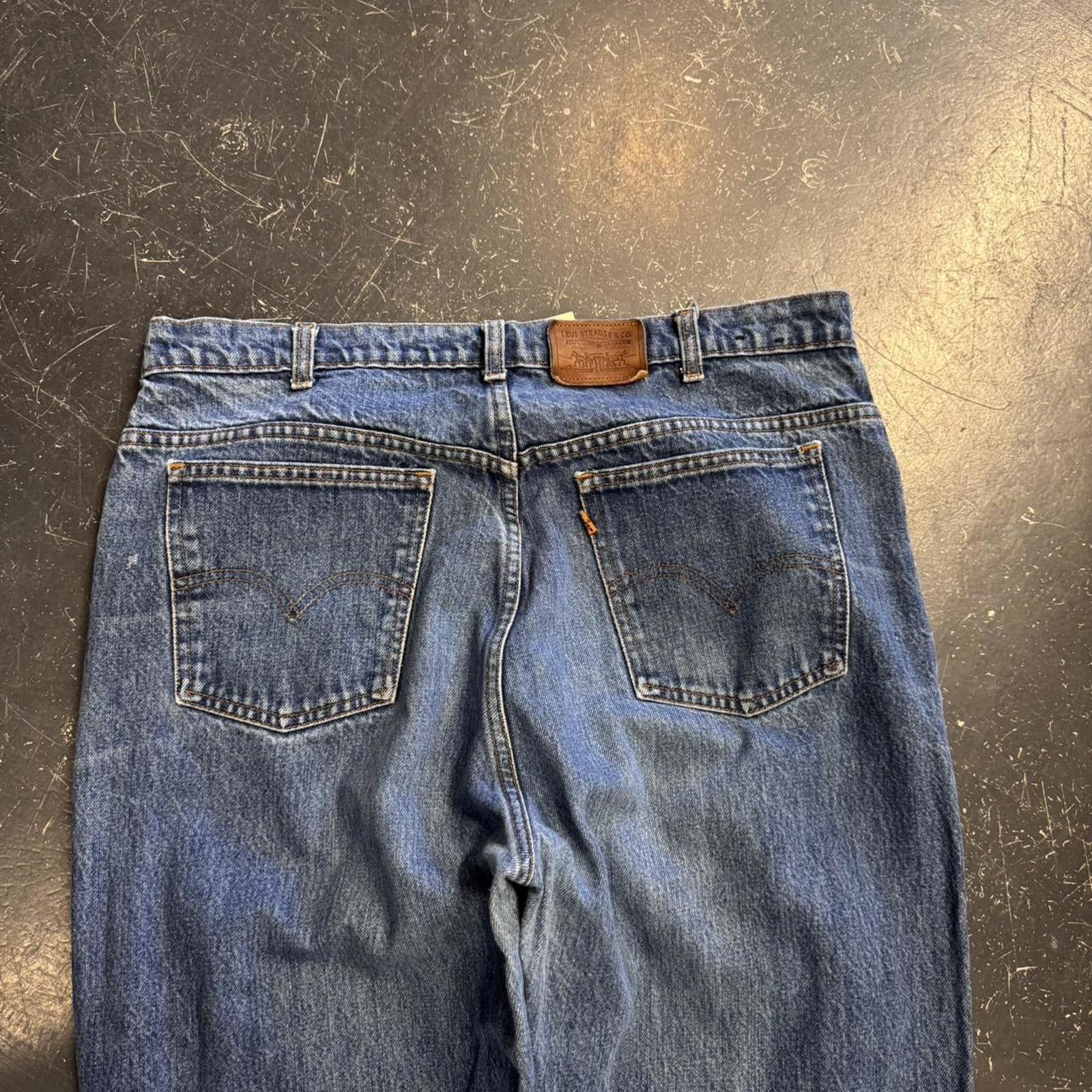 Levi's × Vintage Vintage 1980s Levi Orange Tab Jeans Size US 37 - 3 Thumbnail