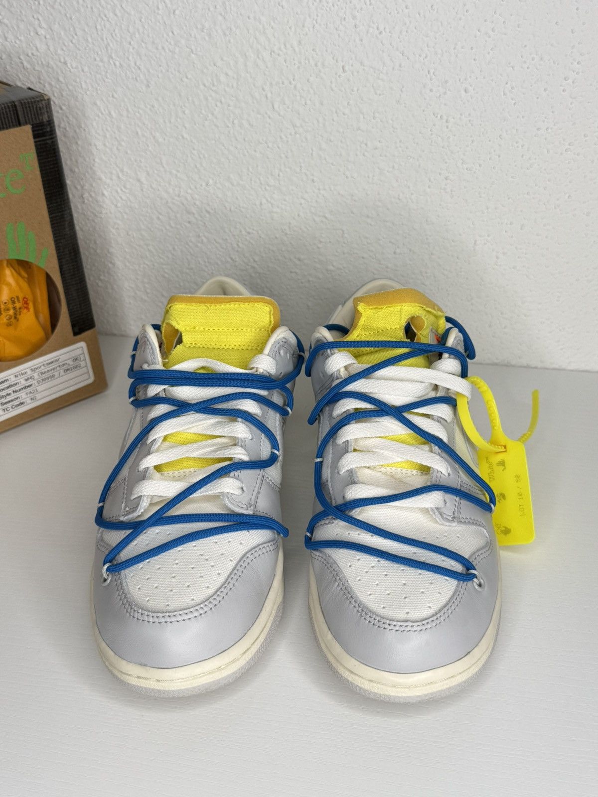 Nike Nike Dunk Low Off-White Lot 10 Size US 9 / EU 42 - 2 Thumbnail