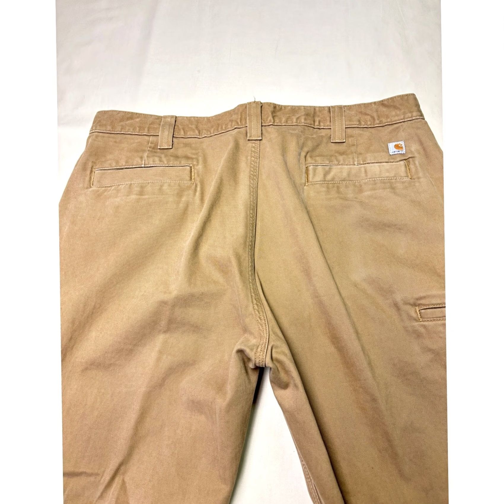 Carhartt Carhartt Mens 40x30 Relaxed Fit Cotton Khaki Work Pants Brown 100095 053 Size US 40 / EU 56 - 7 Thumbnail