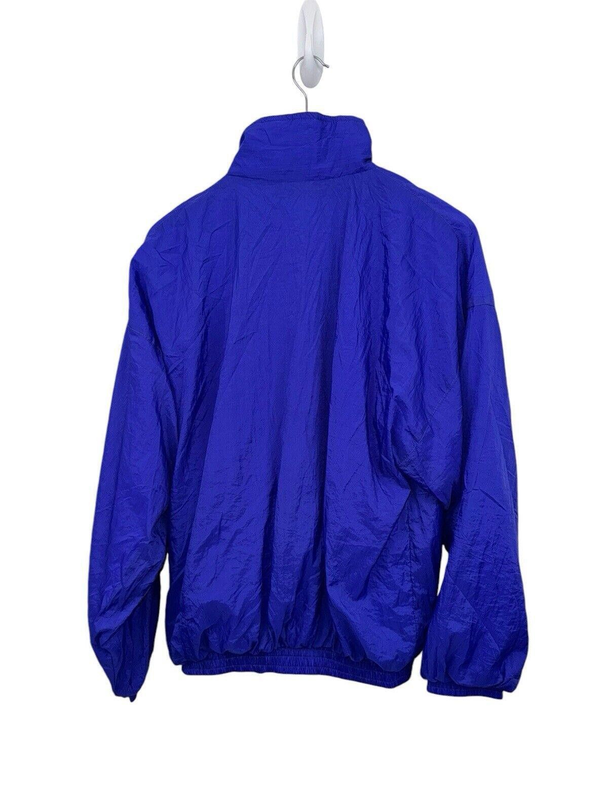 Nike Vintage Nike 90s Grape Aqua Purple Full Zip Windbreaker XL Size US XL / EU 56 / 4 - 4 Thumbnail