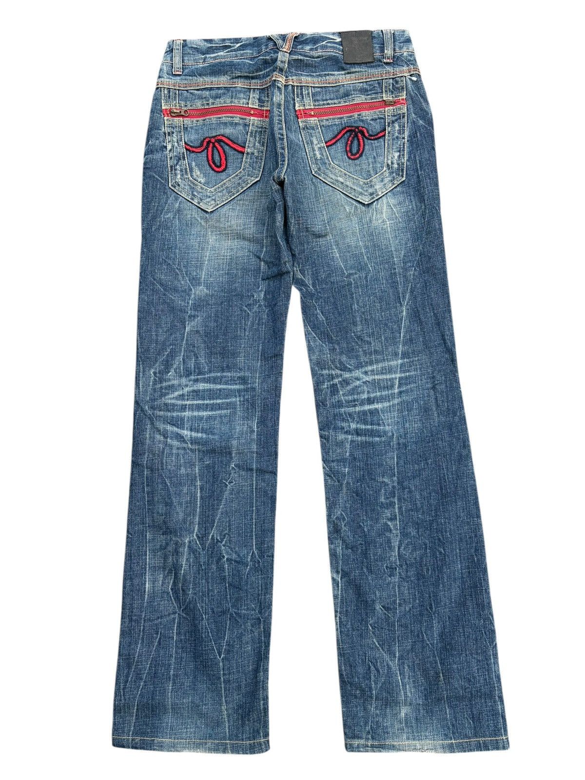 Tornado Mart RED PEPPER RUSTY CLAWNMARK JAPANESE PUNK DISTRESSED DENIM Size US 32 / EU 48 - 2 Thumbnail