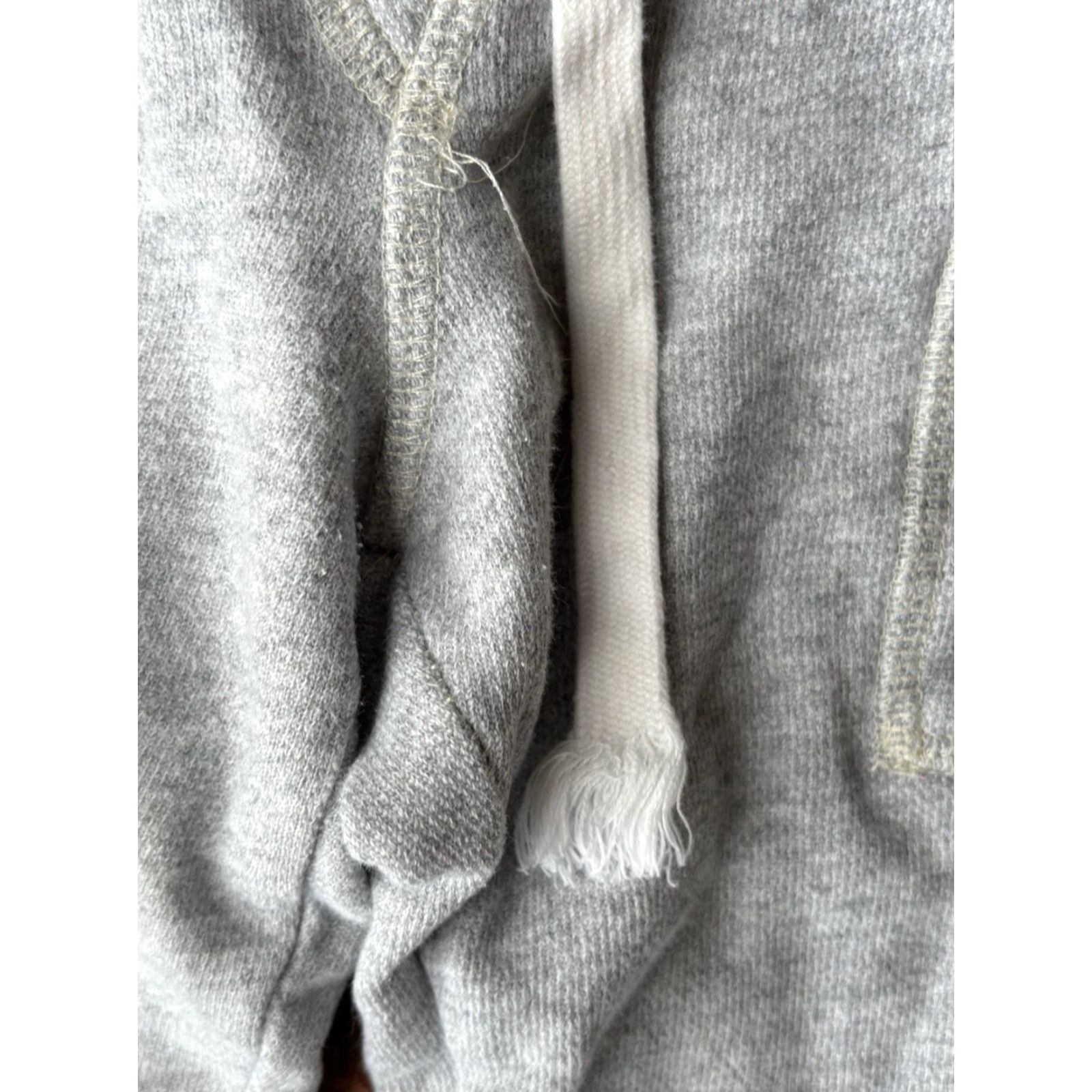 Vintage NSF Distressed Jogger Sweatpants Pants Women's Medium Gray USA Casual Elastic Waist Pockets Size 32" / US 10 / IT 46 - 4 Thumbnail