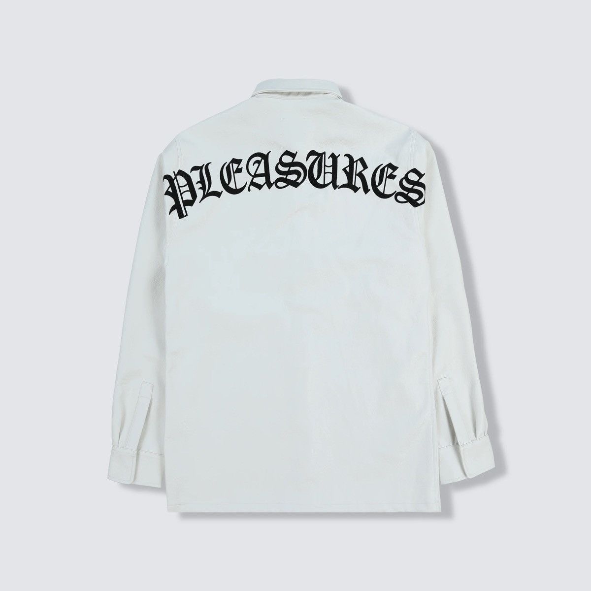 Pleasures Pleasures Leather Overshirt Size US M / EU 48-50 / 2 - 2 Thumbnail