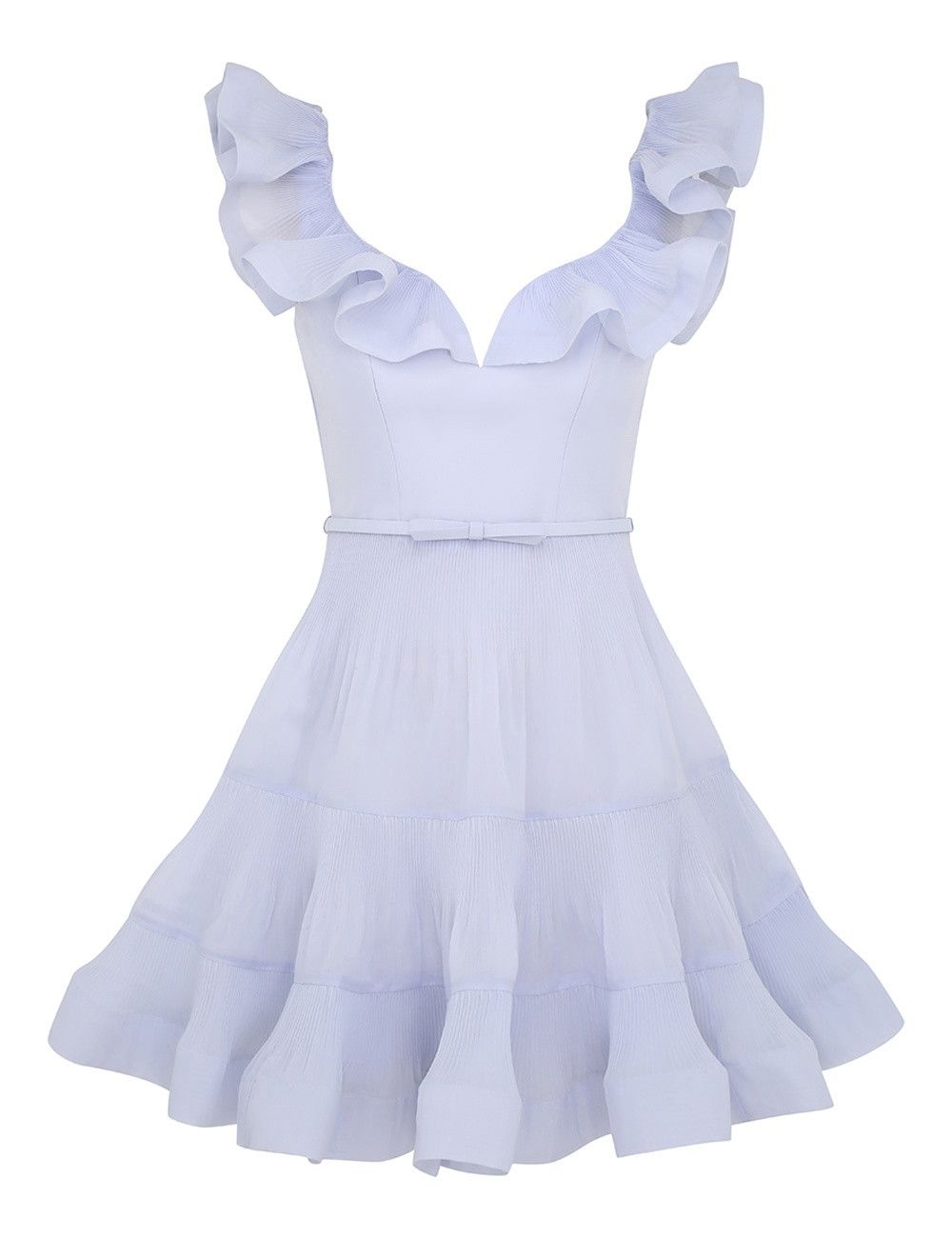 zimmermann rhythm glitter tulle mini dress Homecoming Short Glitter Prom Short Dress main image 1