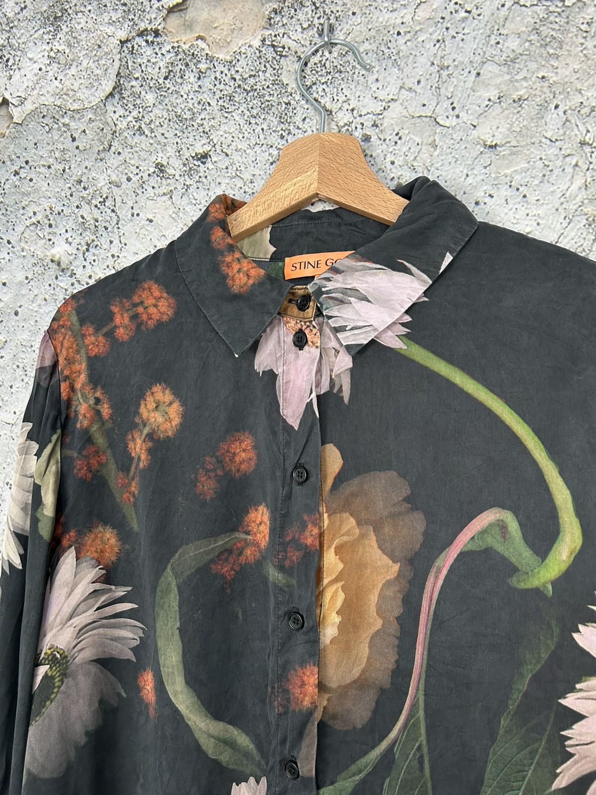 Other Stine Goya Avant Garde Flowers Shirt Alternative Designer Size US M / EU 48-50 / 2 - 3 Thumbnail
