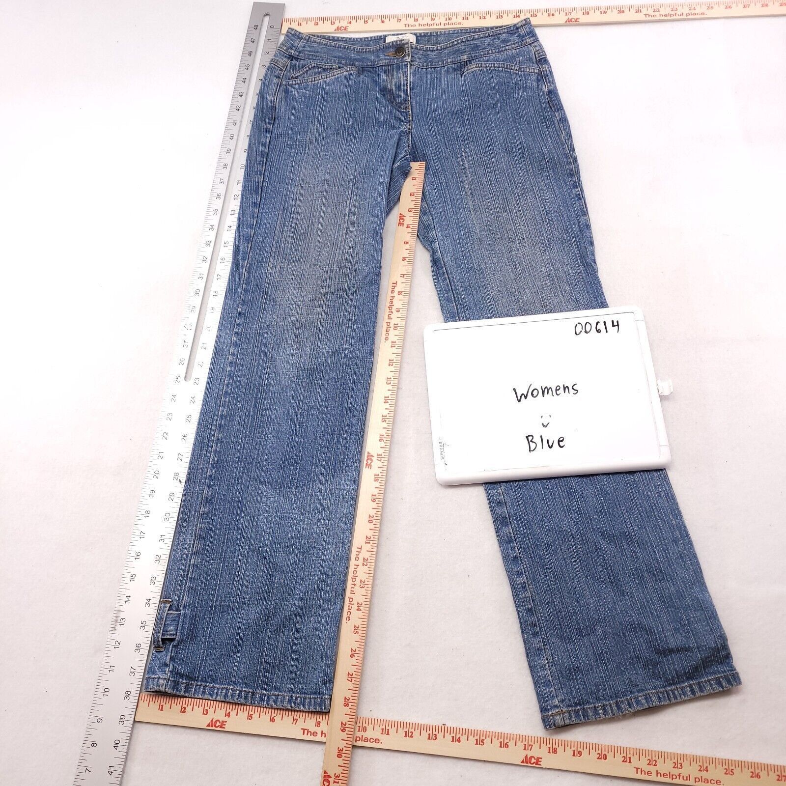 Loft Loft Casual Button Zip Denim Jeans Womens Size 0 Blue Size 29" - 7 Thumbnail
