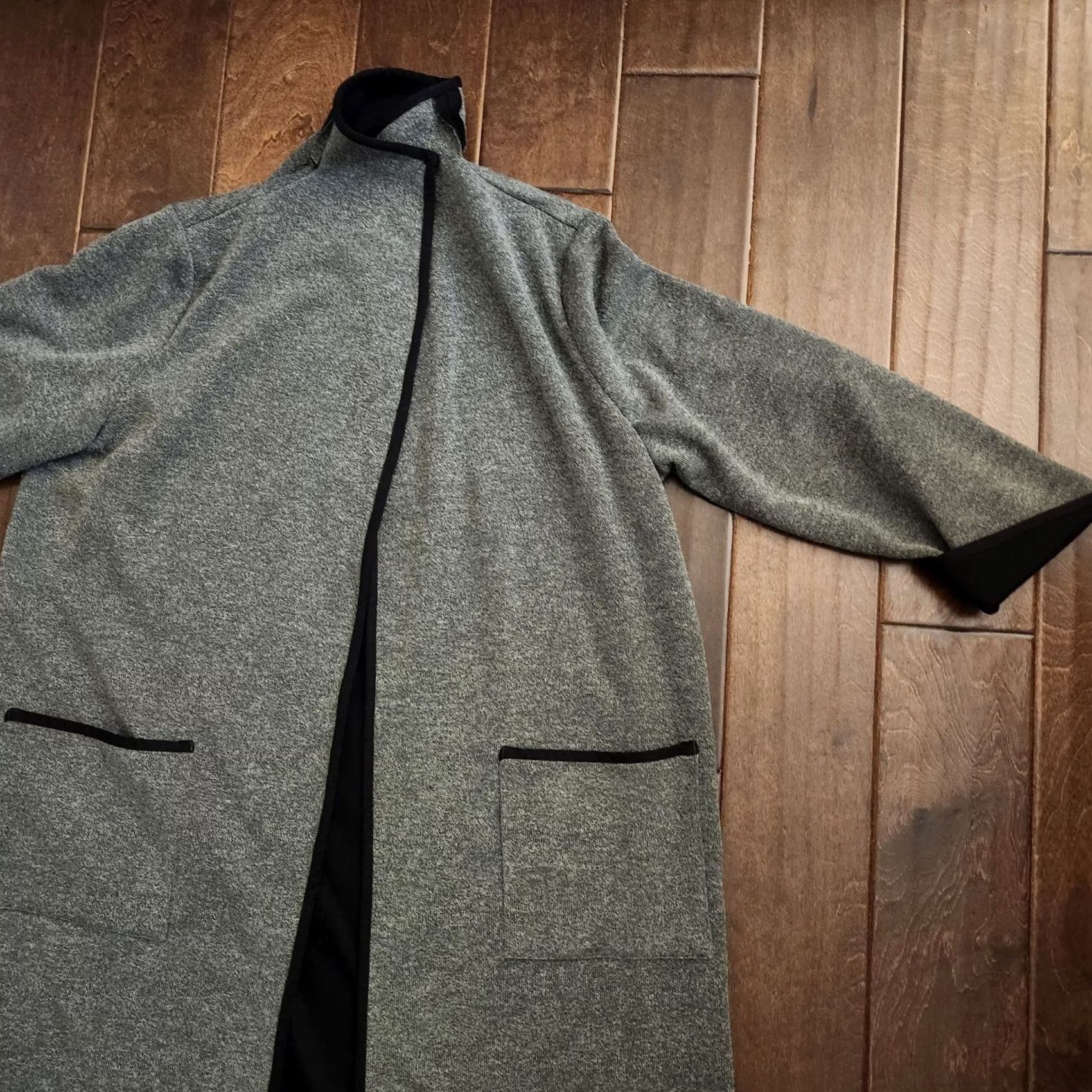 Vintage Clara Sunwoo Cardigan Jacket Women Large Green Open Front Silk Blend Knit V-Neck Long Sleeve Casual Travel Business Size L / US 10 / IT 46 - 6 Thumbnail