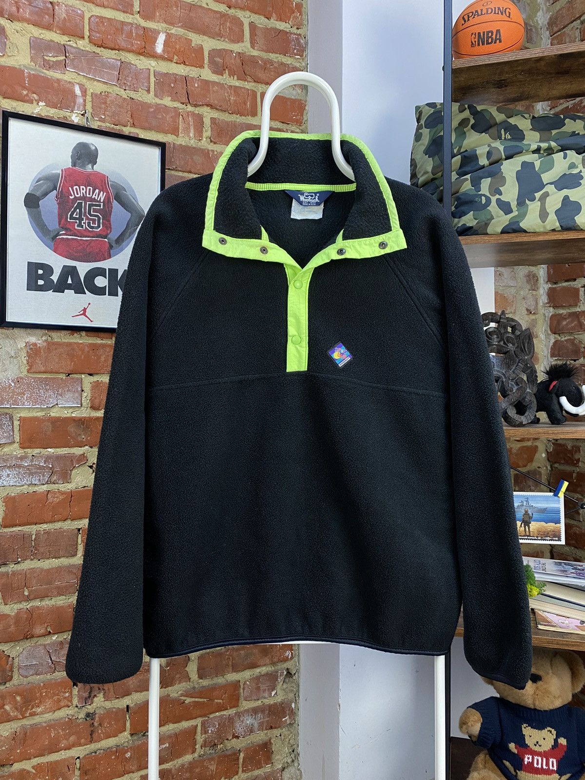 WOOLRICH Sigmet Gear Vintage made in USA Fleece Pullover