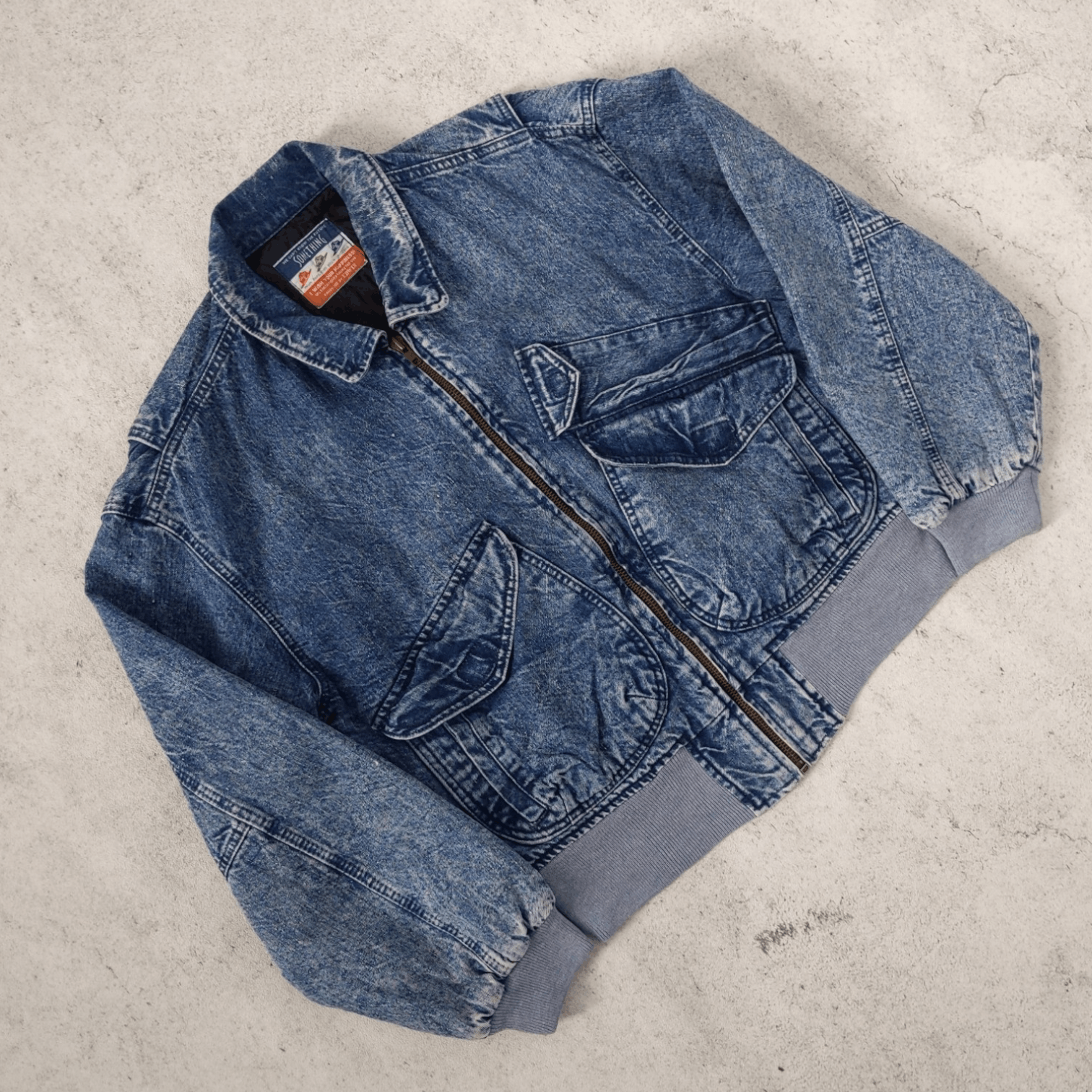 Edwin Vintage 90s Something Denim Jacket by Edwin Size US L / EU 52-54 / 3 - 10 Thumbnail
