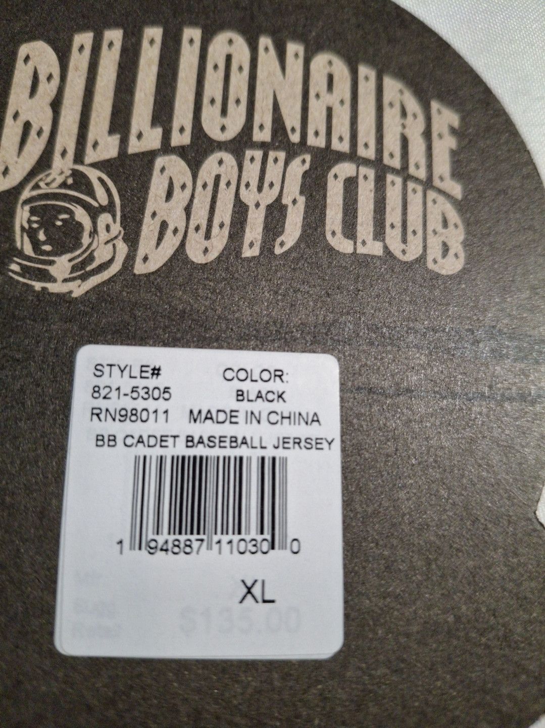 Billionaire Boys Club Billionaire Boys Club Cadet Baseball Jersey Size US XL / EU 56 / 4 - 4 Thumbnail