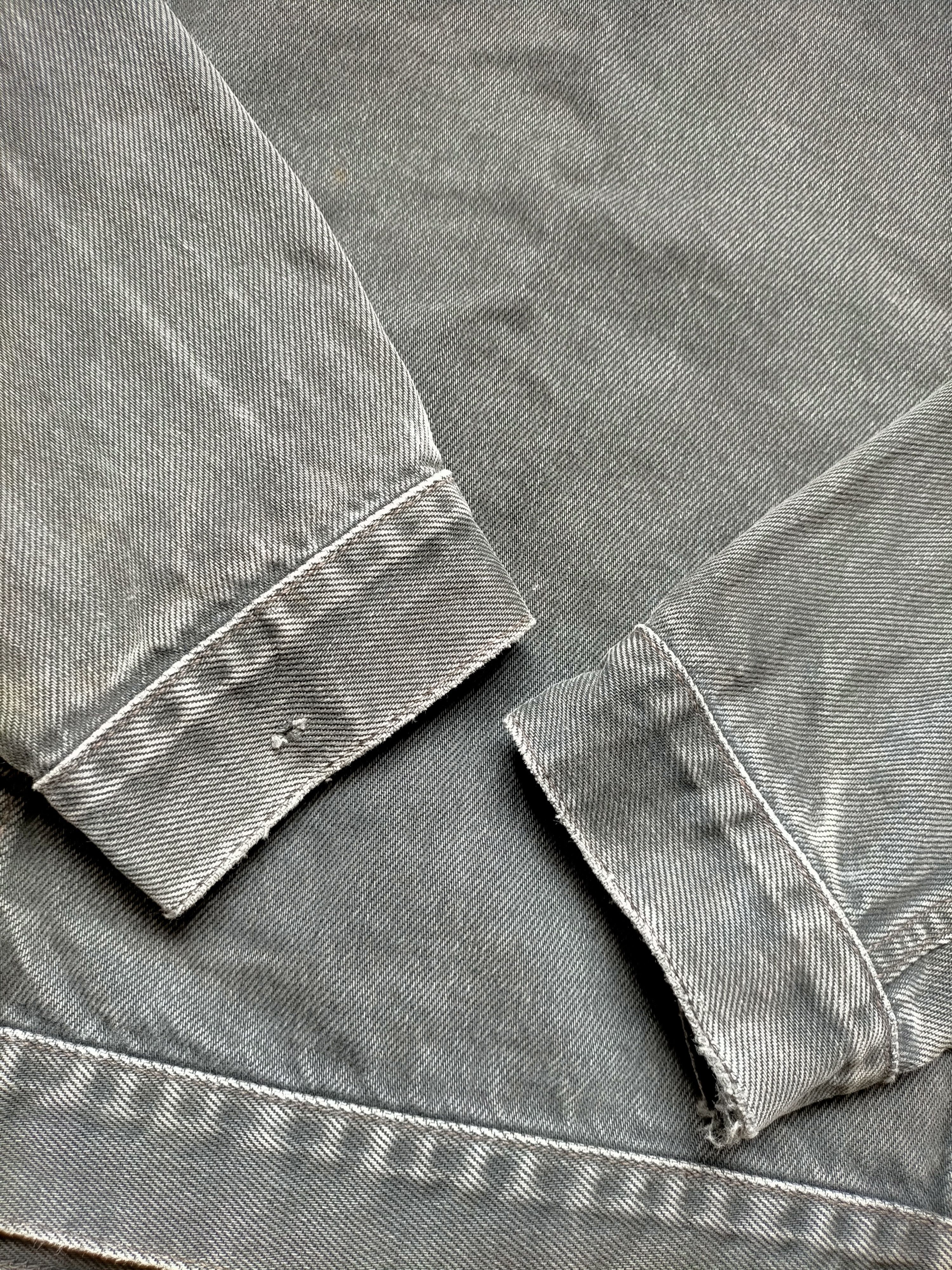 Levi's Vintage 90s Levis 503 Super Black Trucker Jacket Jeans Size US L / EU 52-54 / 3 - 17 Thumbnail