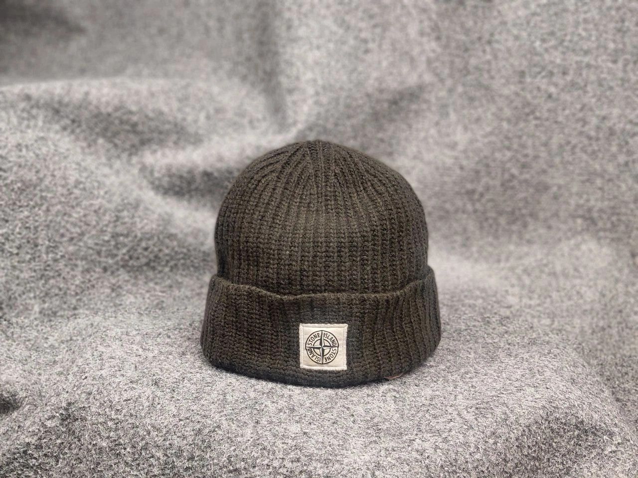 Vintage Stone Island patch program authentic ribbed wool beanie Hat Size ONE SIZE - 7 Thumbnail