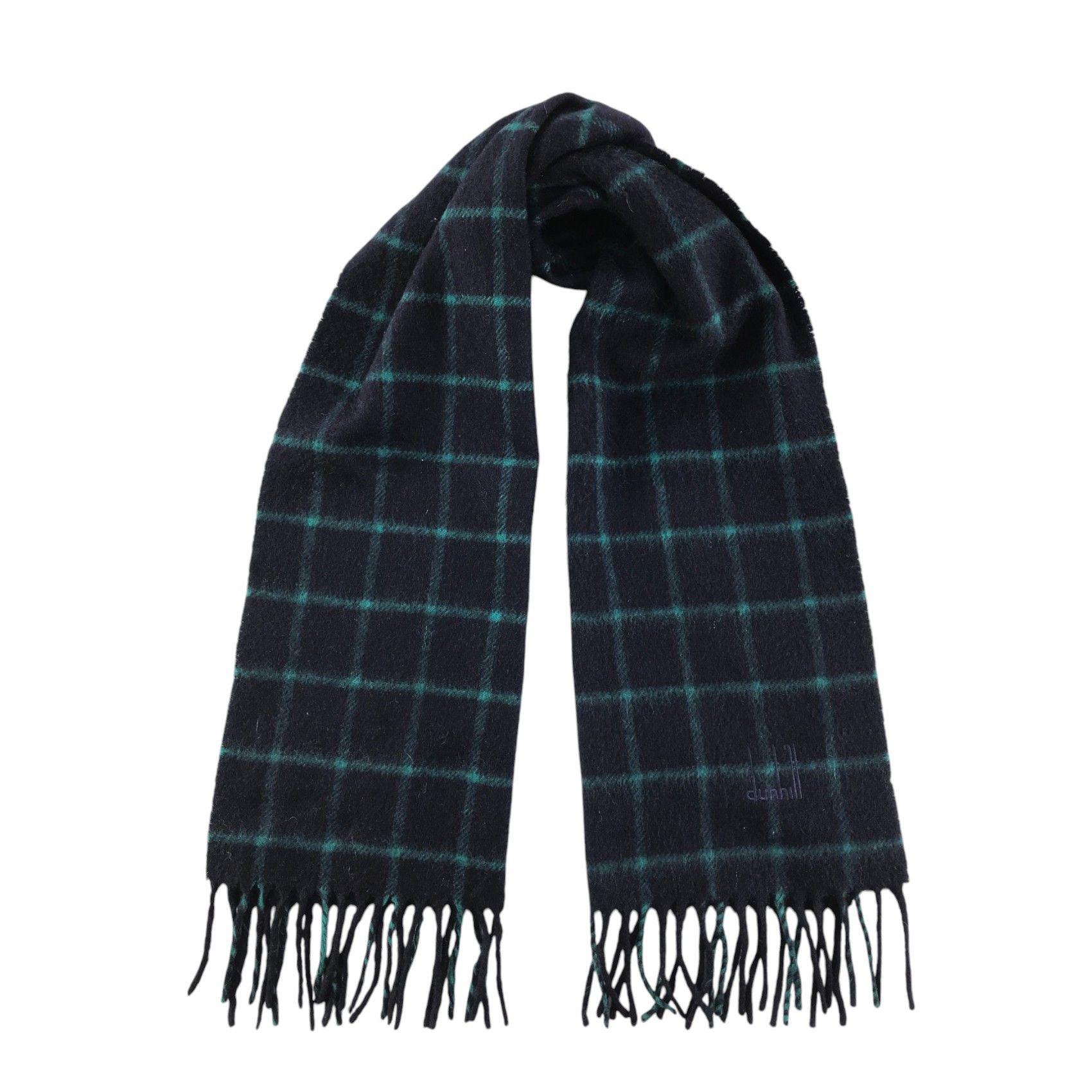 Alfred Dunhill × Vintage Dunhill Scarf / Muffler / Neckwear - WW2517 Size ONE SIZE - 1 Thumbnail