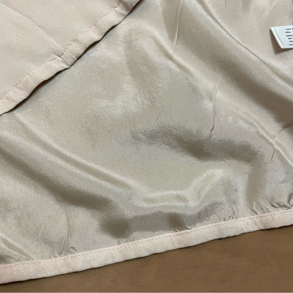 Other Alice Ritter Silk Pale Pink Short Sleeve Top Blouse Size 10 Size L / US 10 / IT 46 - 9 Thumbnail