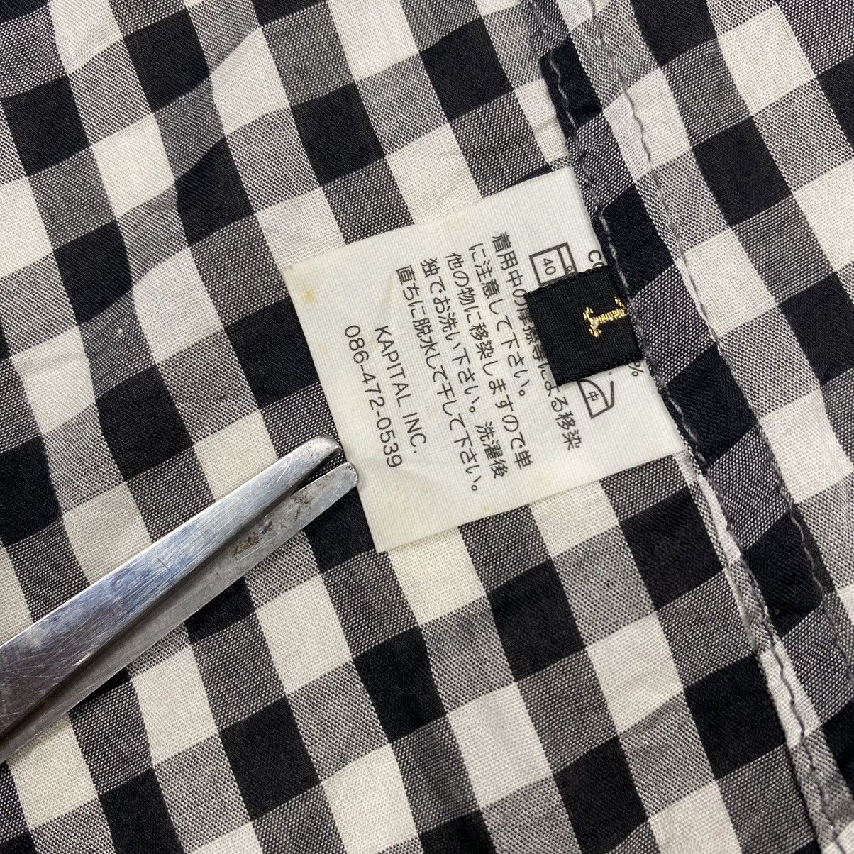 Kapital Kountry Kapital Plaid Checker Button Up Shirts Size US S / EU 44-46 / 1 - 13 Thumbnail