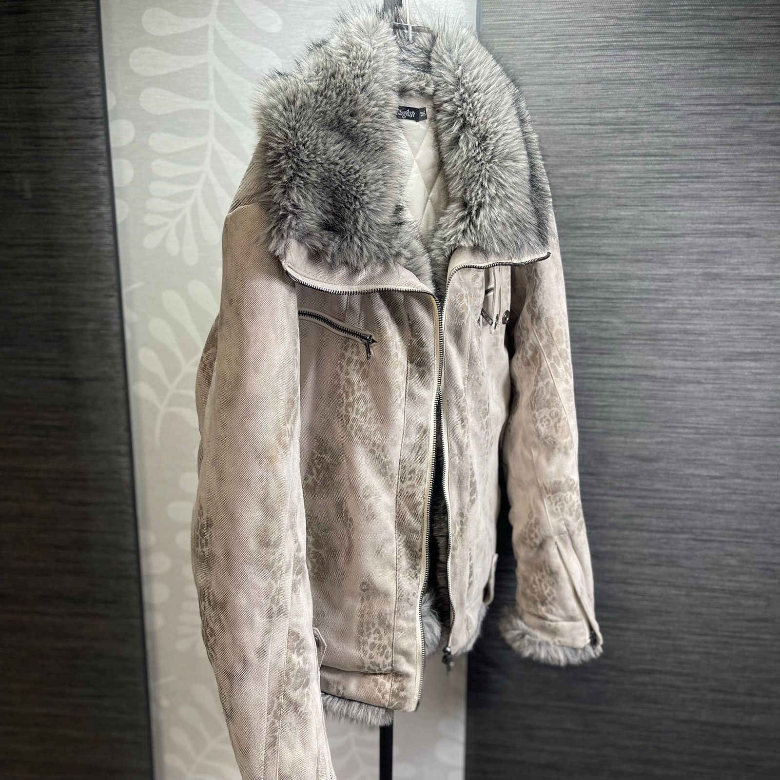 If Six Was Nine Japanese Archive Leopard Cheetah Print Fur Jacket Size US M / EU 48-50 / 2 - 2 Thumbnail