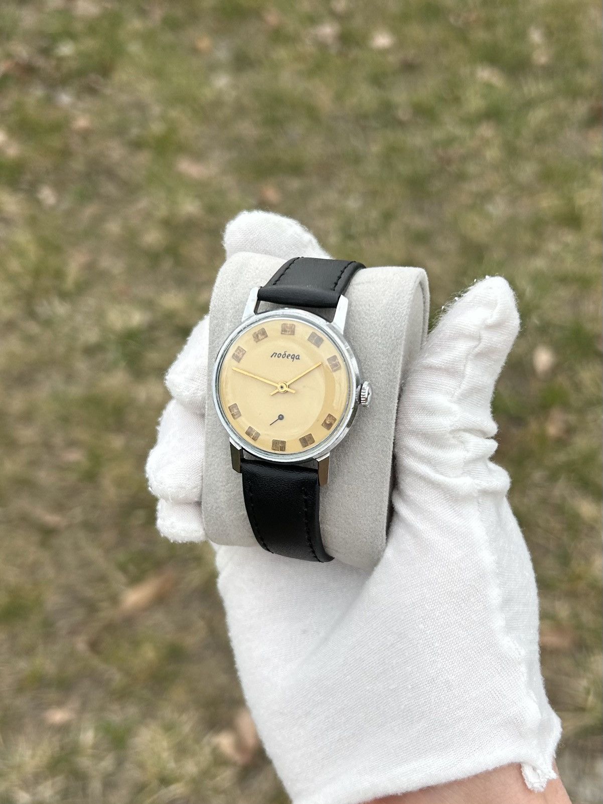 Vintage Vintage Watch Pobeda USSR Soviet Mechanical Retro 1980s Size ONE SIZE - 13 Thumbnail