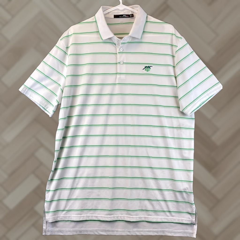 RLX Ralph Lauren VINTAGE RLX Ralph Lauren Polo Shirt Golf Short Sleeve Men L Green 87-1 Mens Polo Size US L / EU 52-54 / 3 - 1 Thumbnail