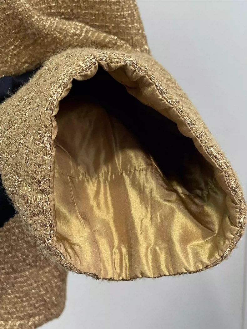 Chanel Egyptian series gold silk woven jacket 2504-Nextarro