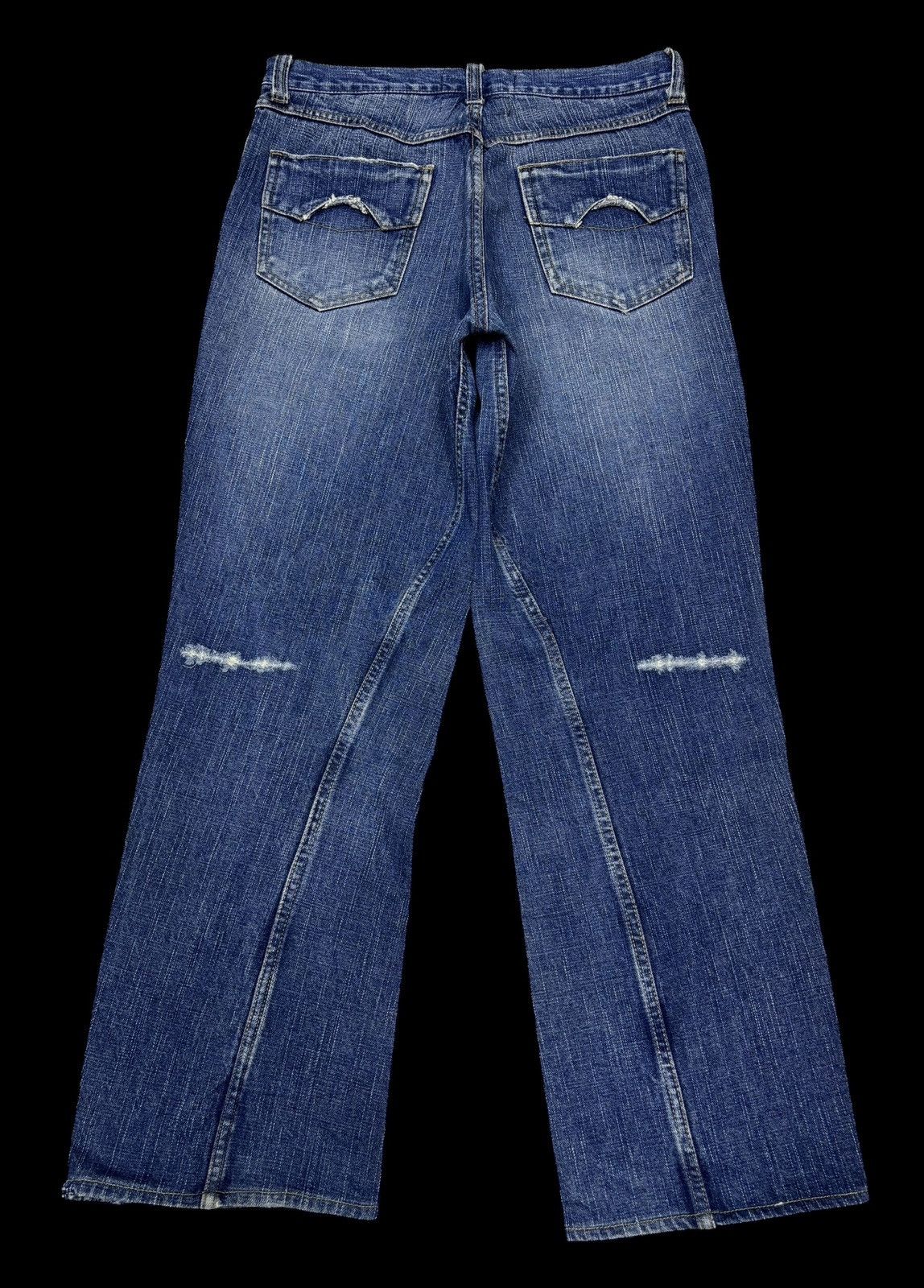 Acne Studios BAGGY Big Shark Jeans Acne Studios Style Distressed Denim Size US 31 - 8 Thumbnail