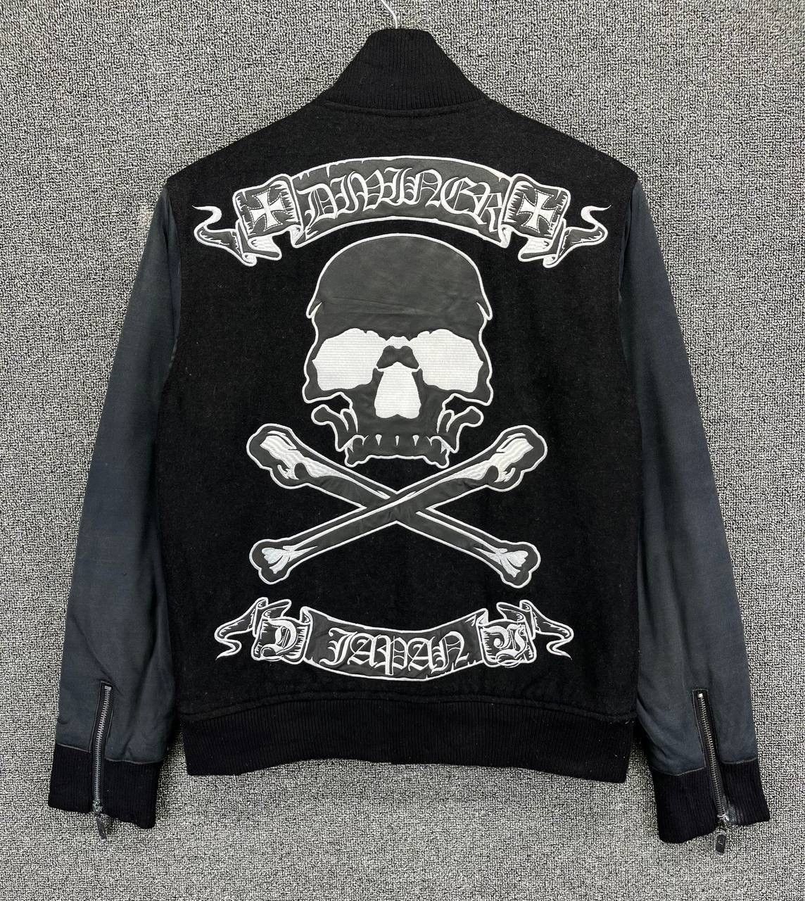 Vintage Diviner Japan Skull Punk Varsity Jacket