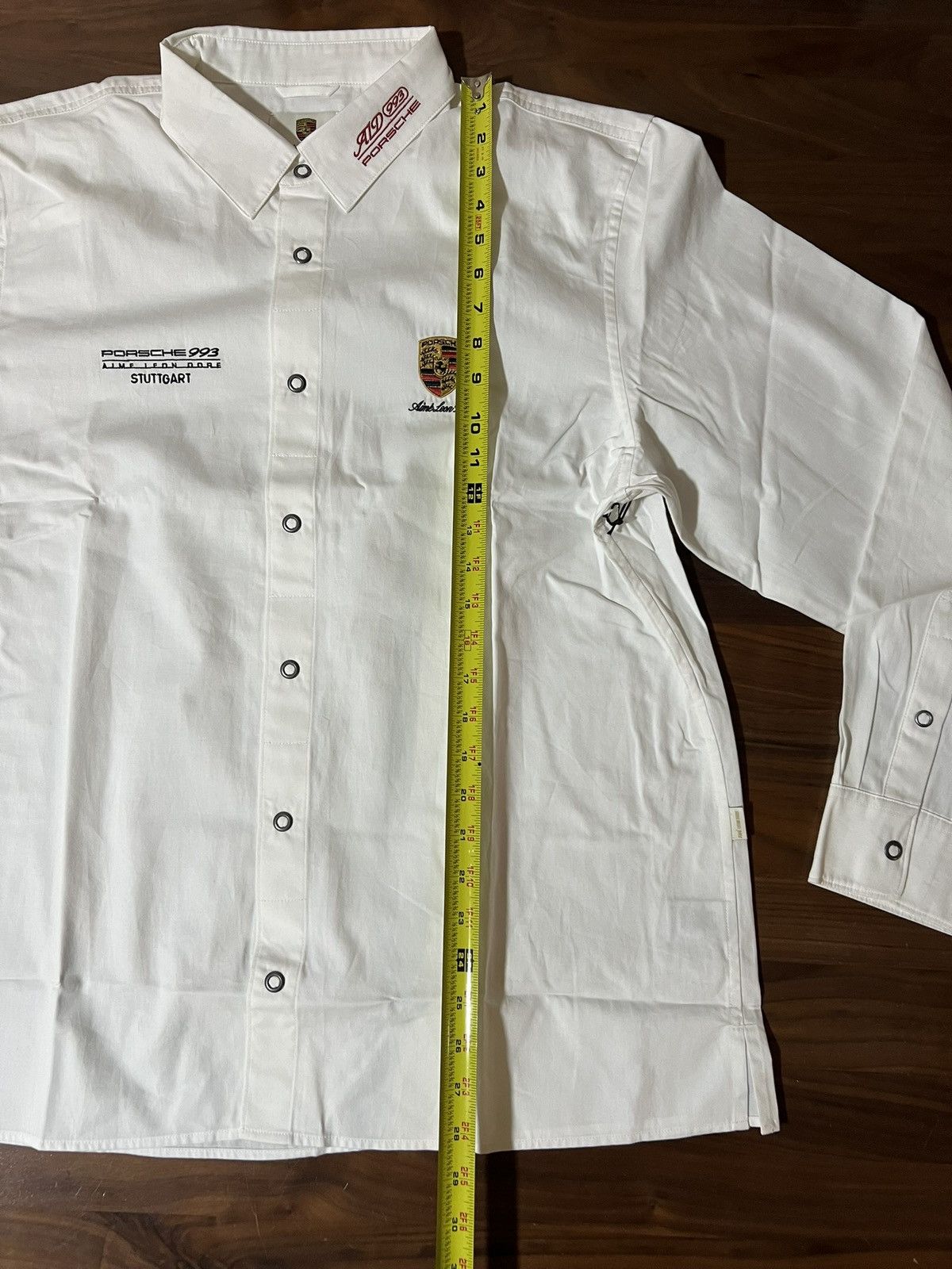 Aime Leon Dore × Porsche Design Aime Leon Dore x Porsche 993 Turbo Mechanic Shirt Chambray Size US XL / EU 56 / 4 - 6 Thumbnail