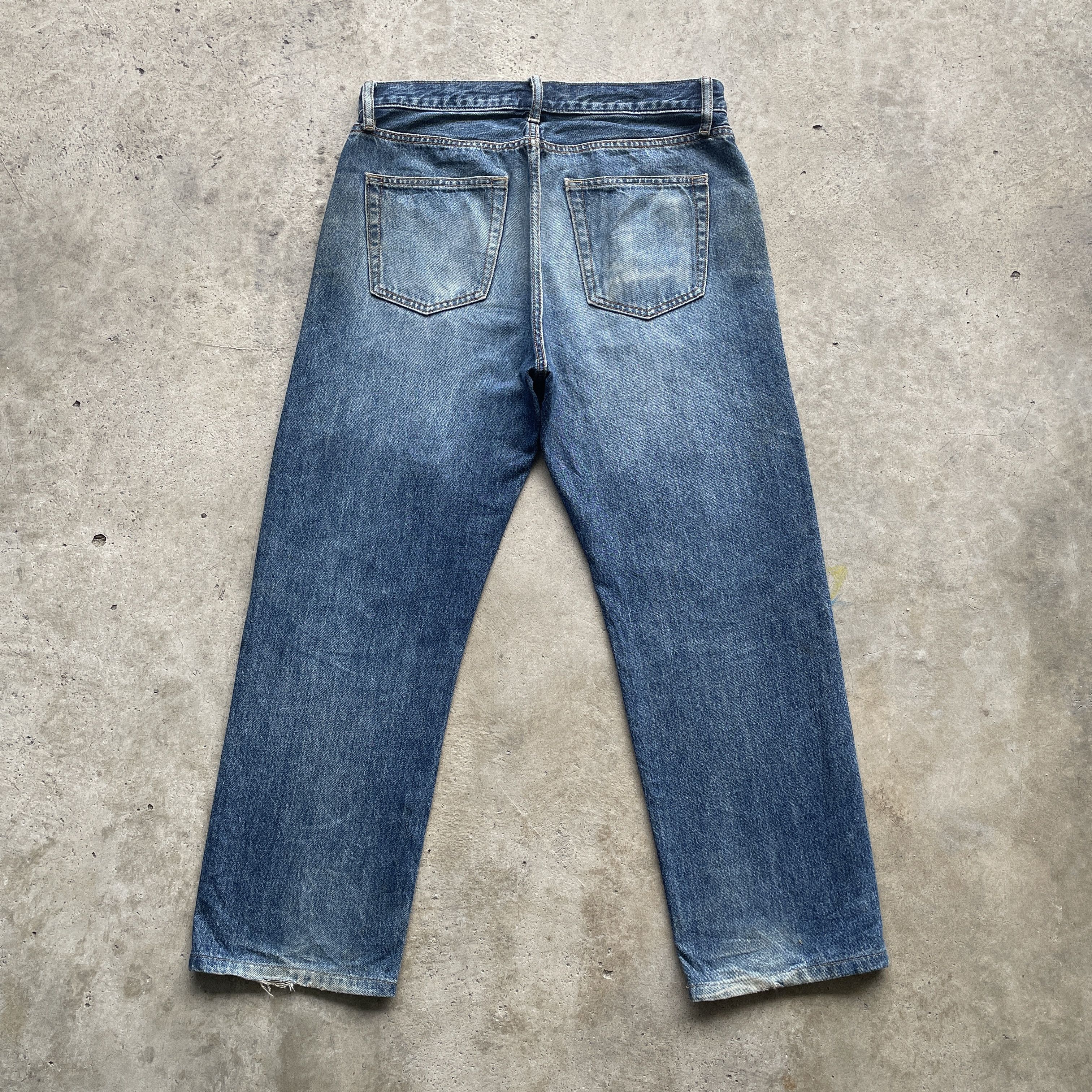Japanese Brand W31 VINTAGE JAPANESE FADED JEANS DISTRESSED DENIM PANTS Size US 31 - 10 Thumbnail